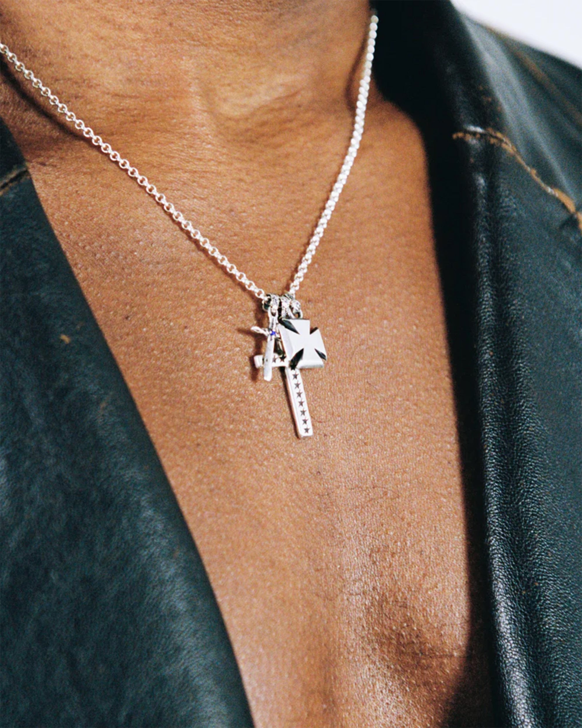TwoJeys Multi Cross Unisex Necklace