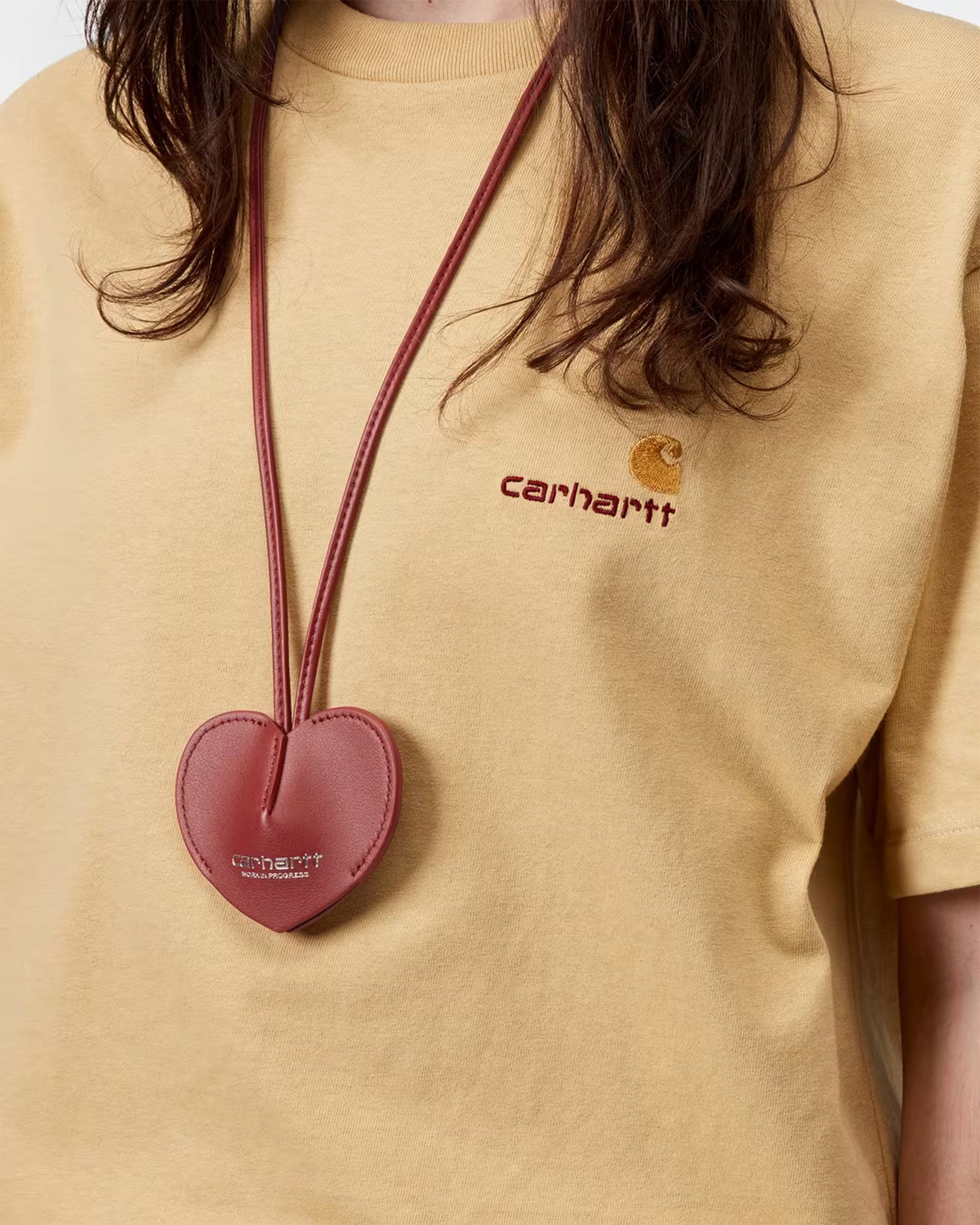 新品 SACAI Carhartt WIP Heart Necklace Carhartt WIP Hartt Keychain