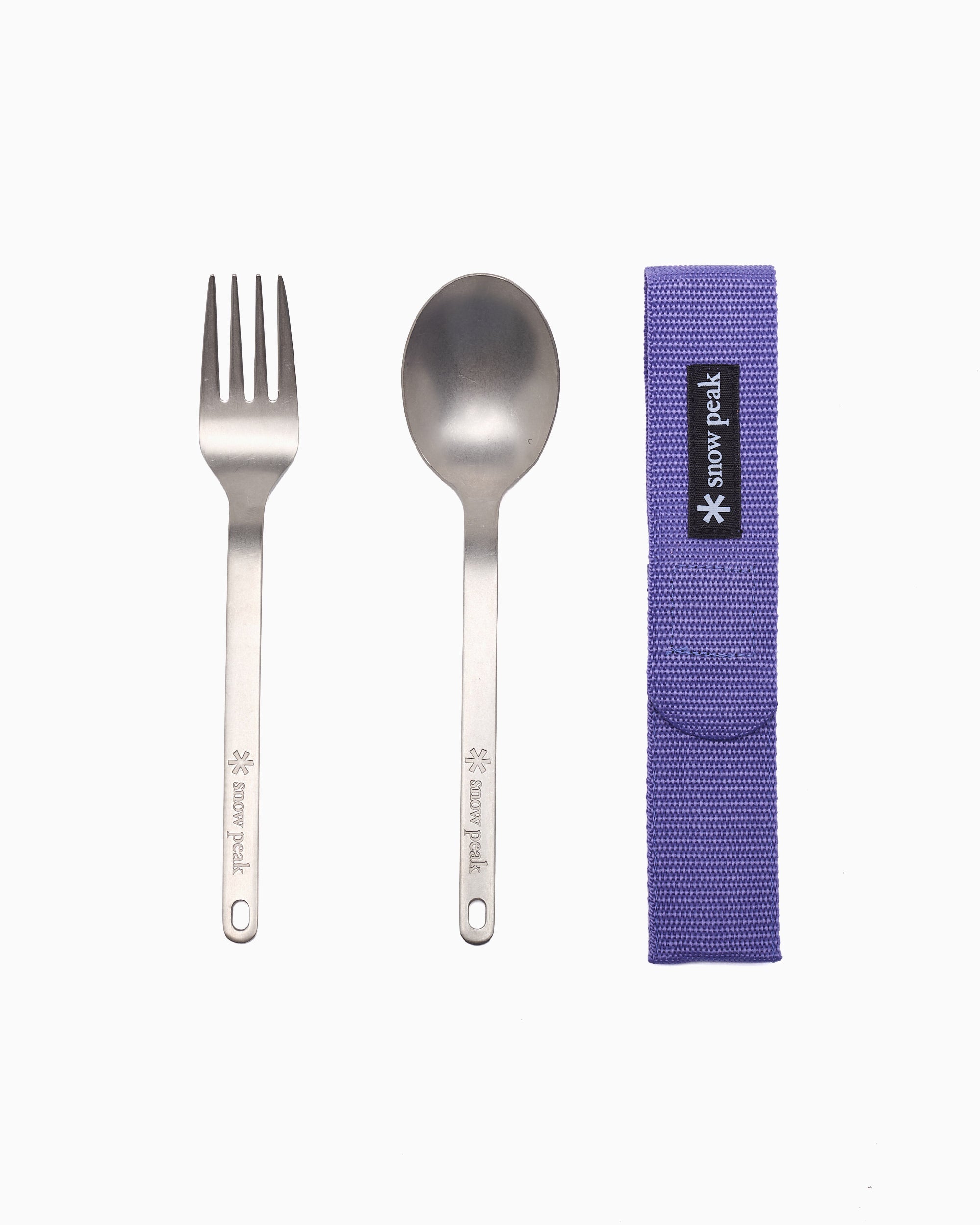 Outdoor accessories Snow Peak Titanium Fork & Spoon Set - SCT-002