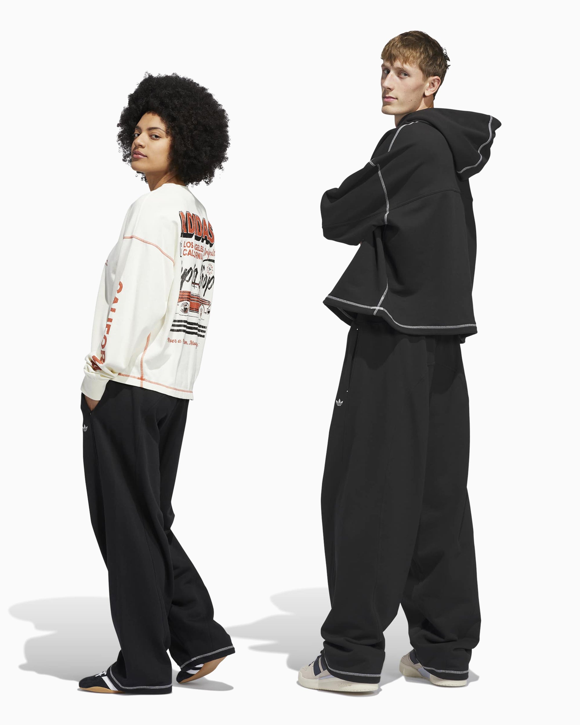 Pants adidas Originals Los Angeles Santa Monica Relaxed Unisex Track Pants - JX6166