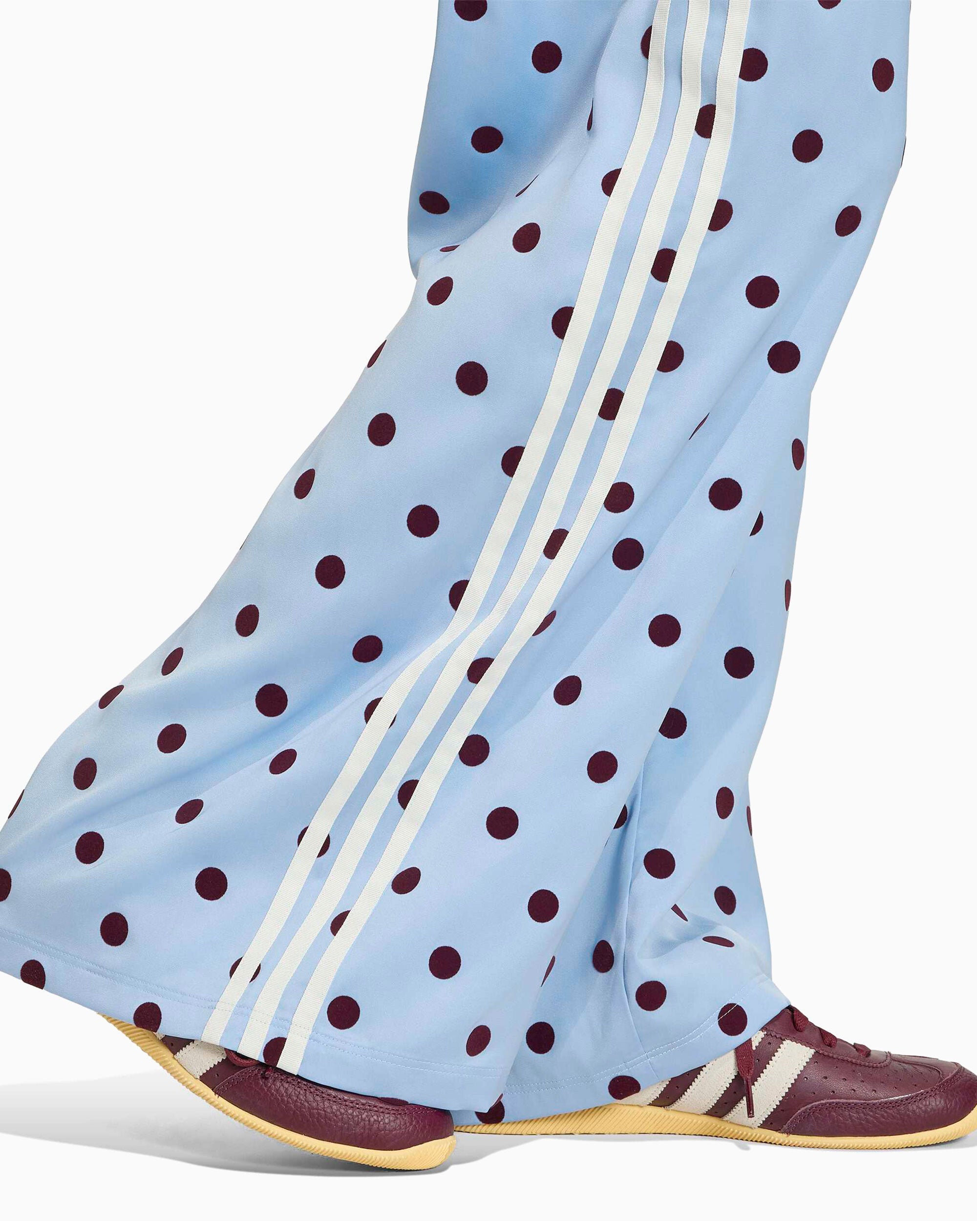 adidas Originals Satin Polka Dots Women's Wide Leg Pants