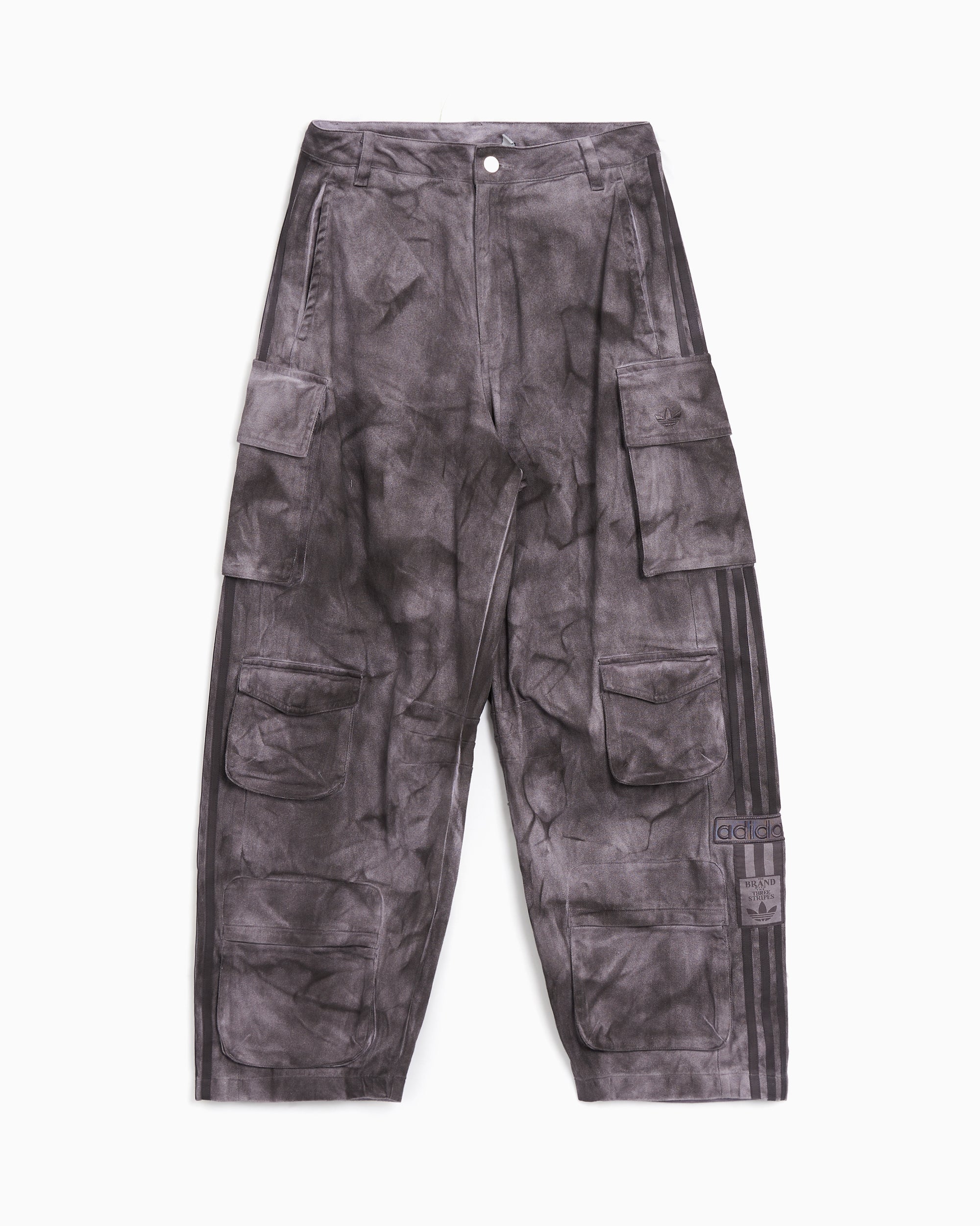 AT LAST & CO チャコール　32 Adidas Originals Women's Premium XXL Print Cargo Pants Relaxed Women's