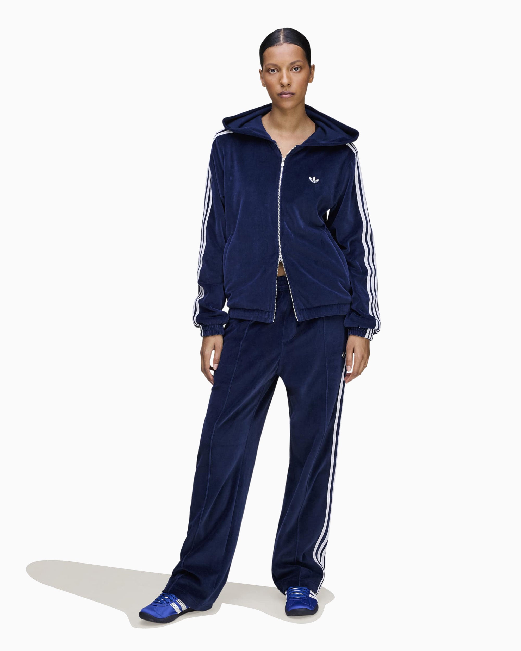 Pants adidas Originals x Wales Bonner Velour Men's Track Pants - KG3625