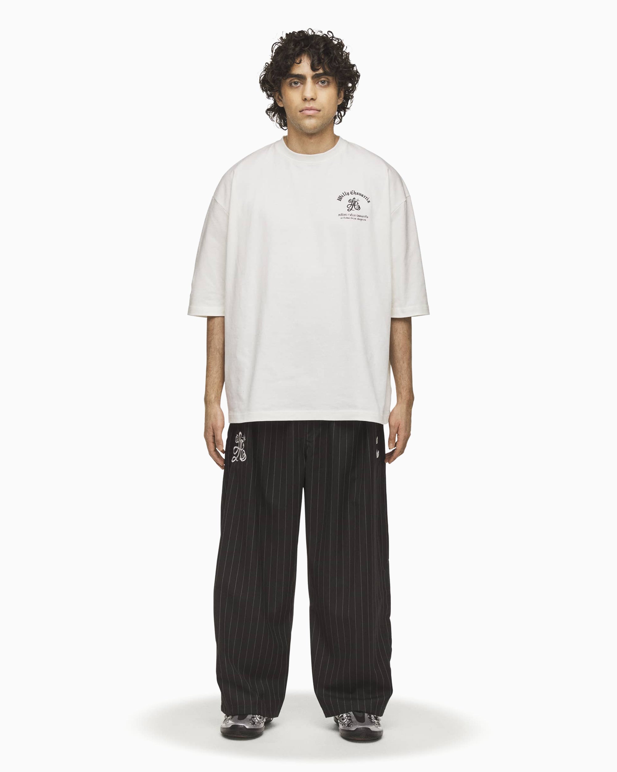 adidas Originals x Willy Chavarria Pinstripe Relaxed Men's Track Pants