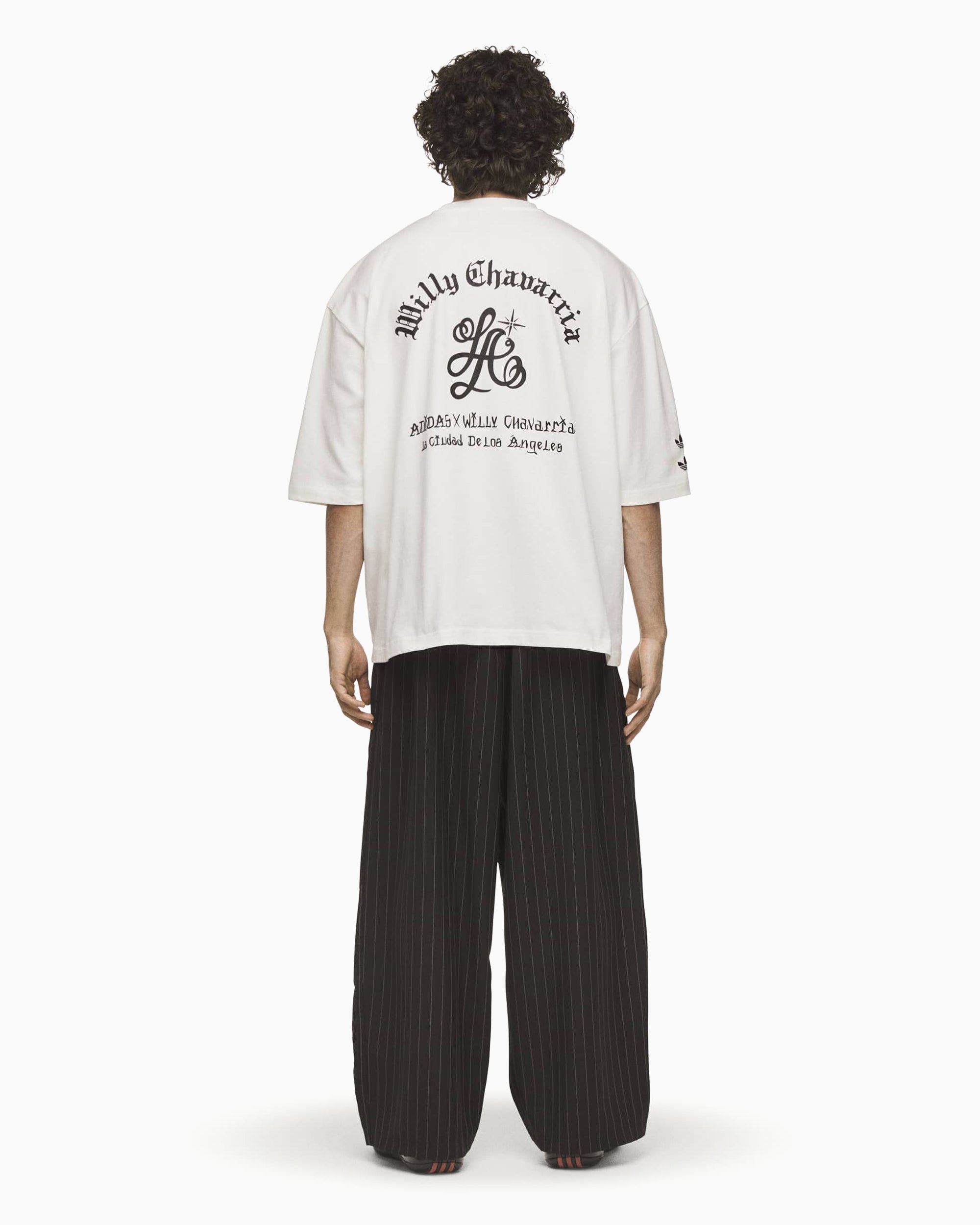 Pants adidas Originals x Willy Chavarria Pinstripe Relaxed Men's Track Pants - KR8688