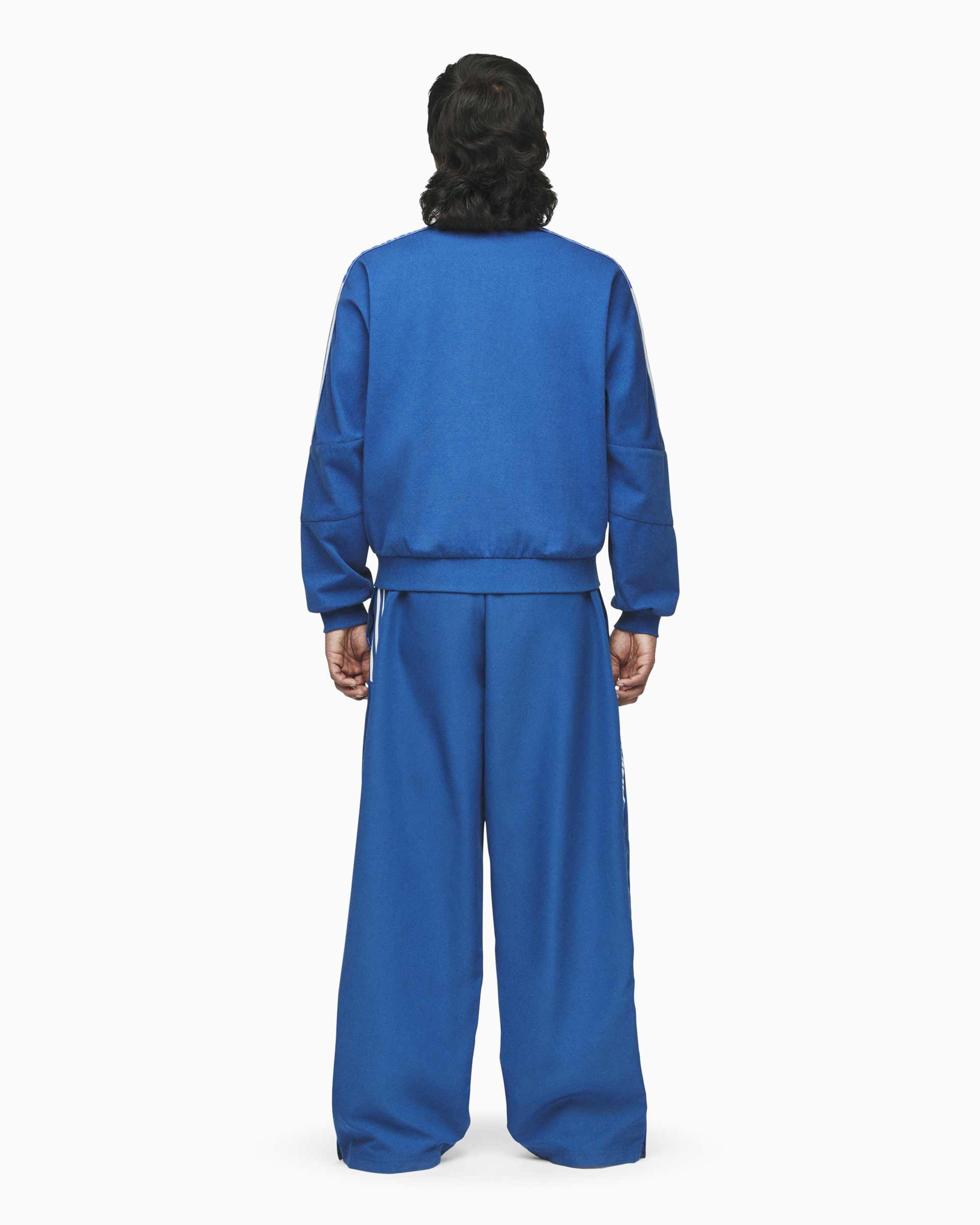 【m's】 青 トラックパンツ wirry chavarria adidas Originals x Willy Chavarria x Willy Chavarria Knit Relaxed Unis