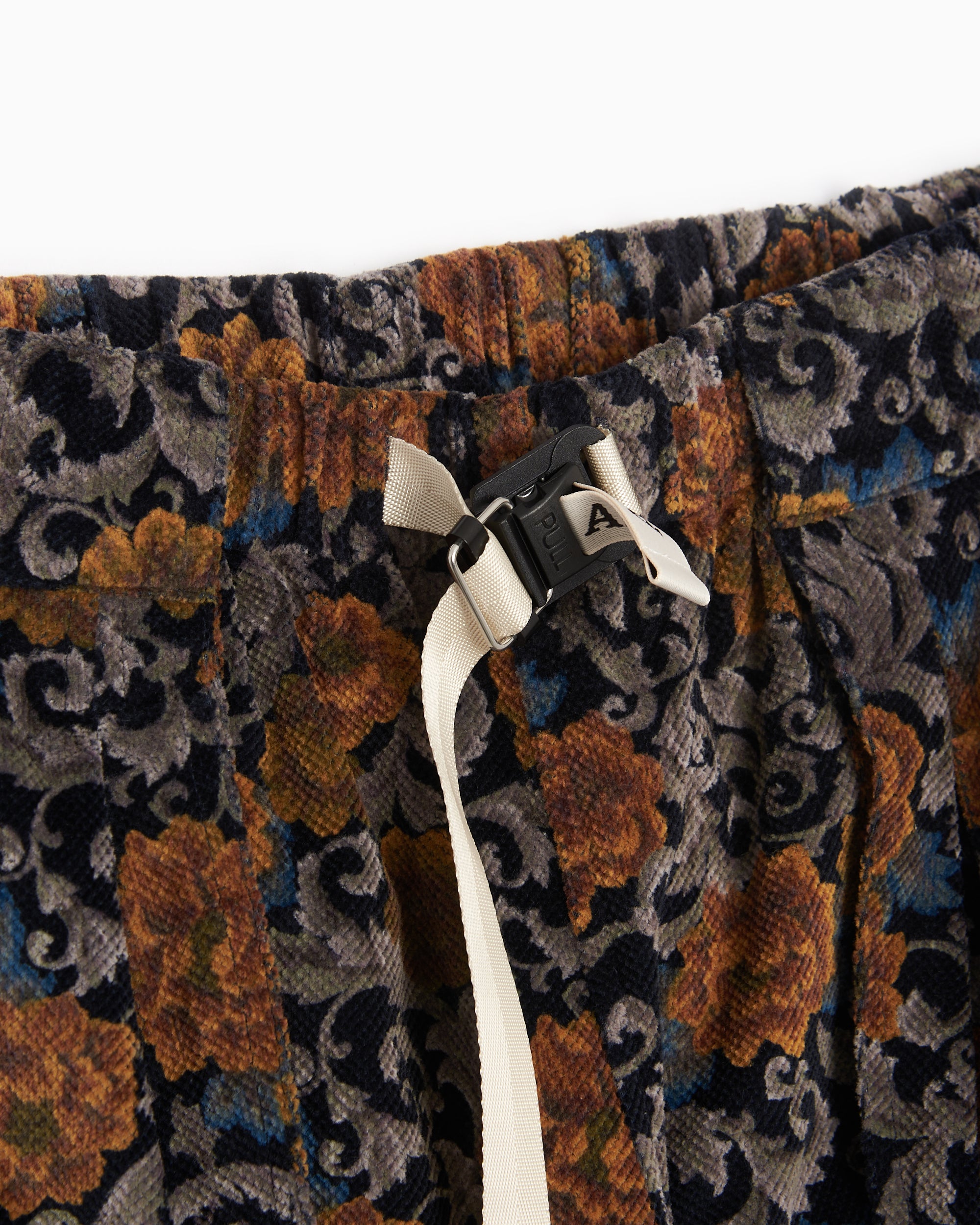 Pants Advisory Board Crystals Abc. Floral Jacquard Men's Work Pants Men's Pants - ABCFW23FJWP-Black/Gold