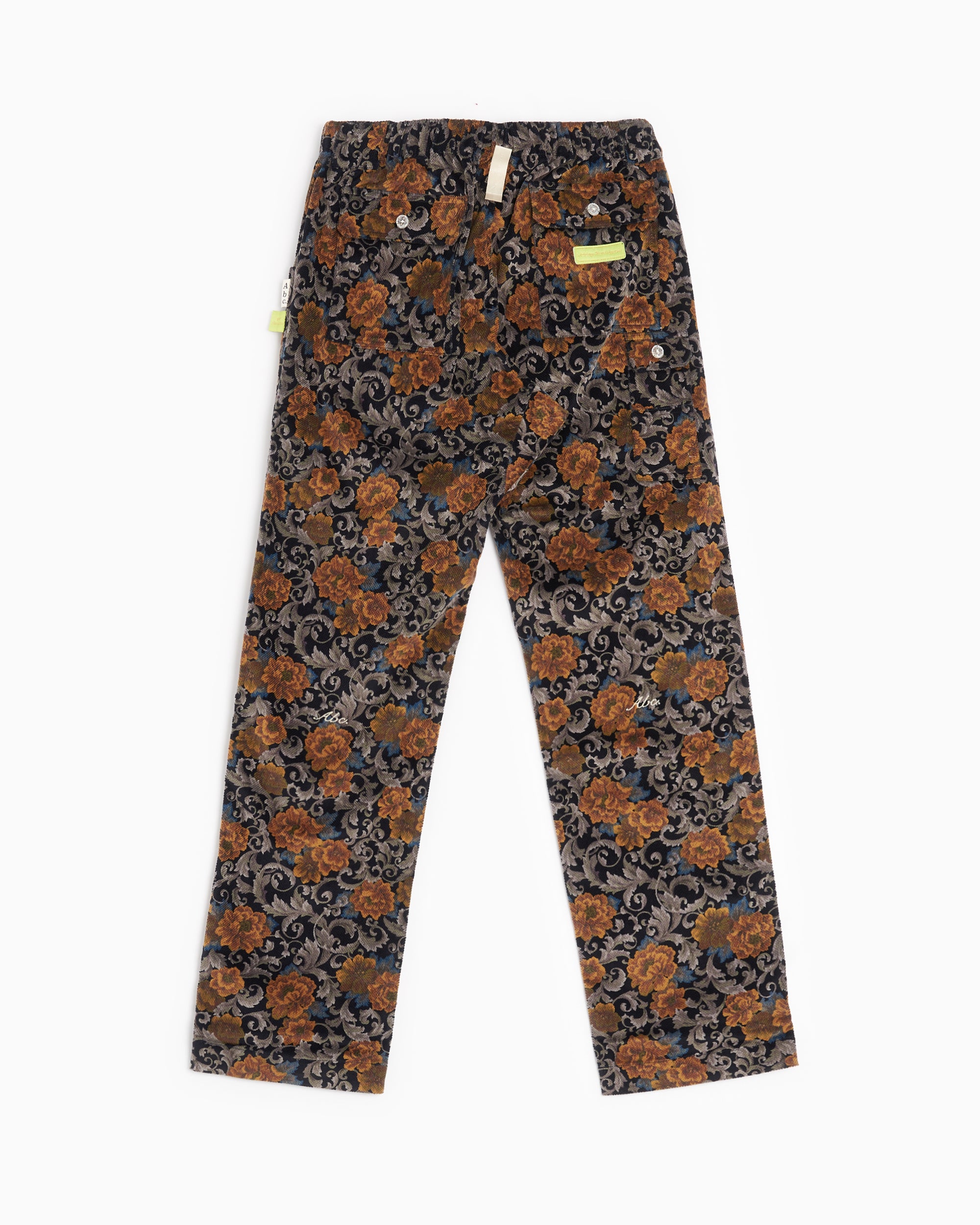 Advisory Board Crystals Abc. Floral Jacquard Men's Work Pants Men's Pa