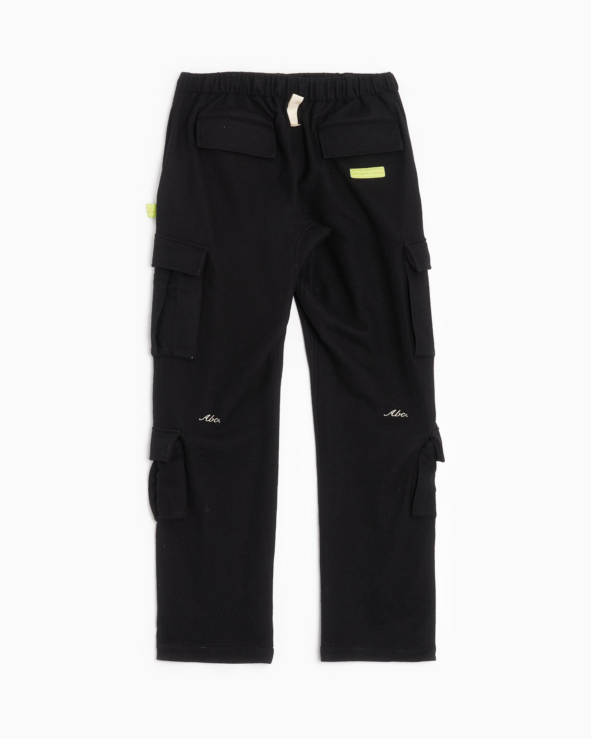 Pants Advisory Board Crystals Abc. Melton Men's Wool Cargo Pants Men's Cargo Pants - ABCFW23WMCP-Black