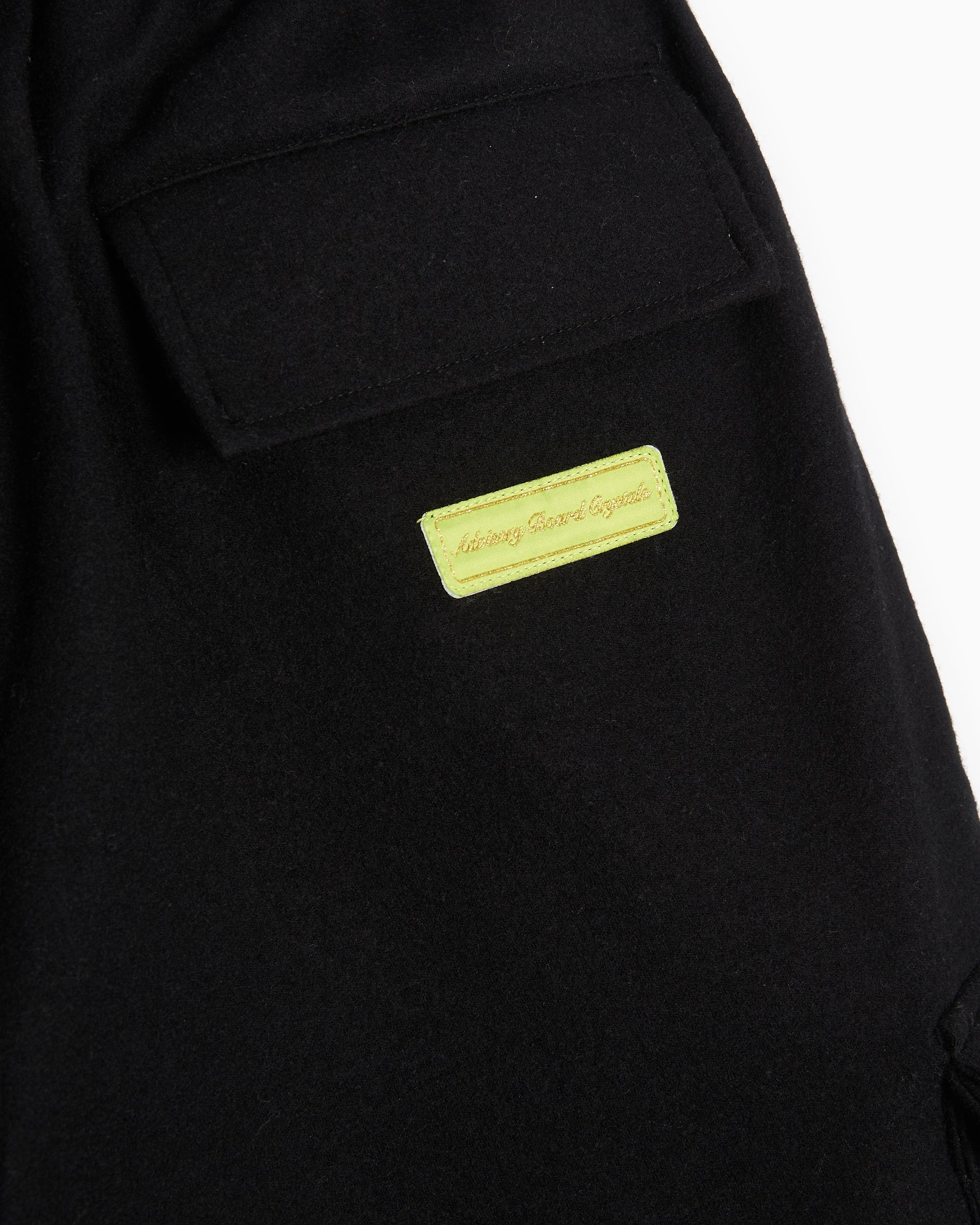 Pants Advisory Board Crystals Abc. Melton Men's Wool Cargo Pants Men's Cargo Pants - ABCFW23WMCP-Black