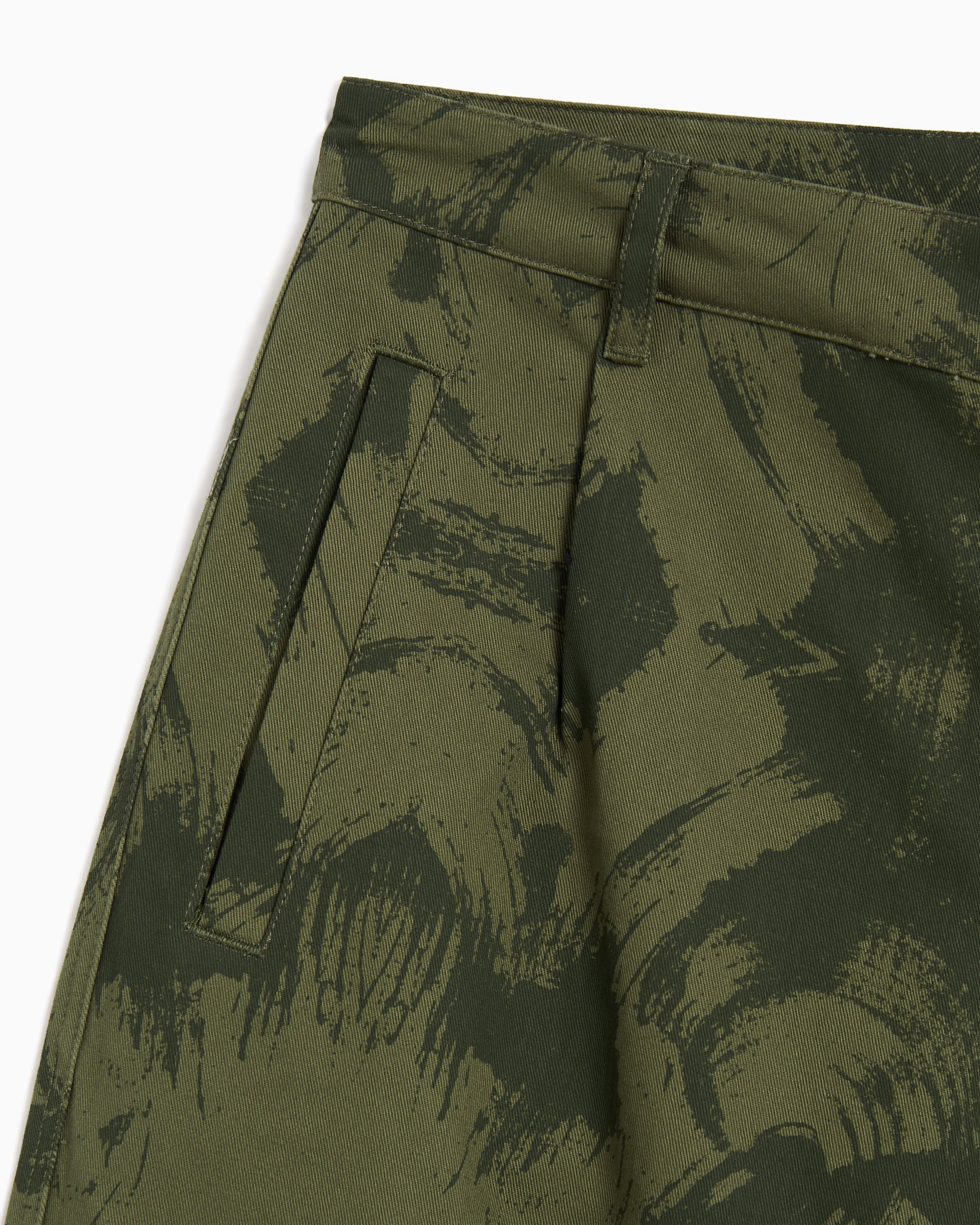 Pants Arte Antwerp Scratch Technical Men's Baggy Pants - AW25-044P-Green