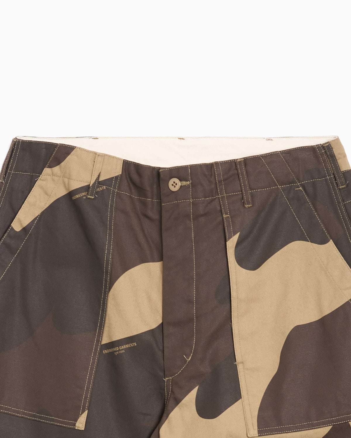 Pants Engineered Garments Fatigue Camo Relaxed Men's Pants - 26F1F005-CT302