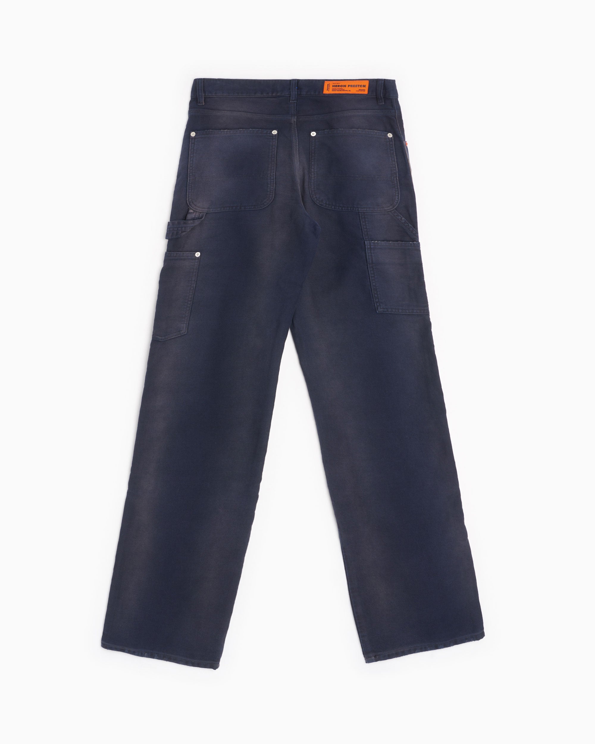 Heron Preston Distressed Canvas Men's Carpenter Pants Men's Pants