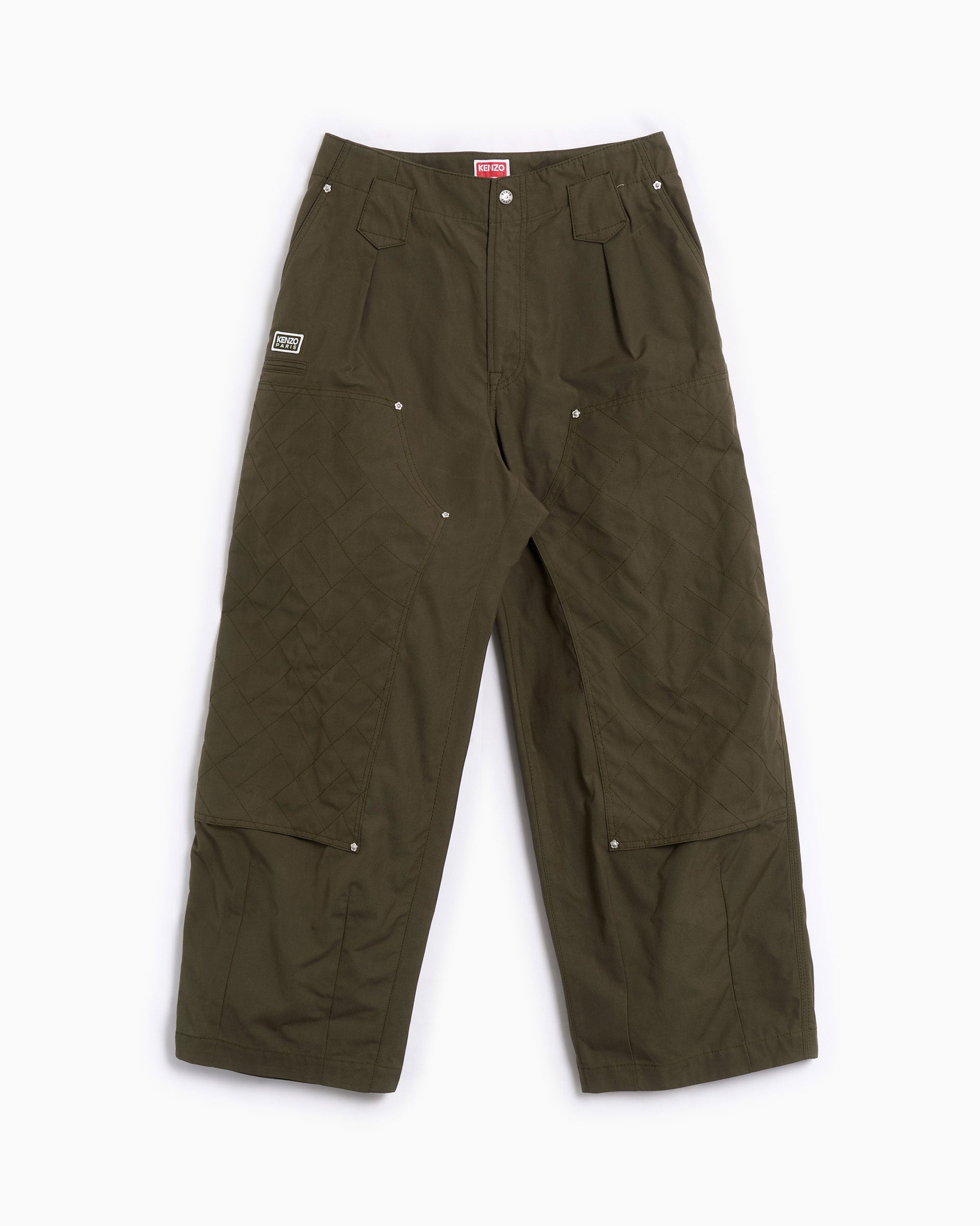 Kenzo Weave Double Knee Relaxed Men's Pants