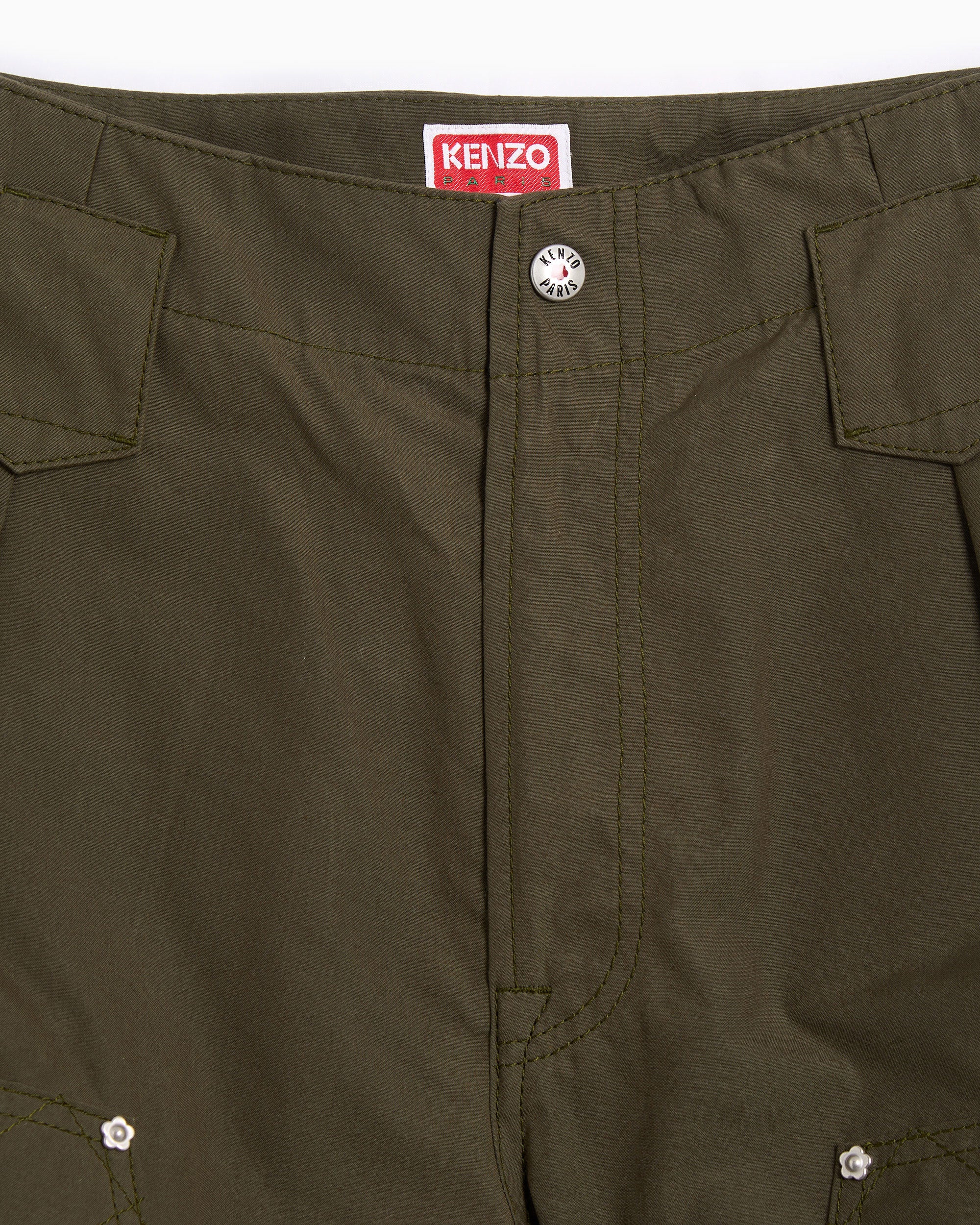 Kenzo Weave Double Knee Relaxed Men's Pants