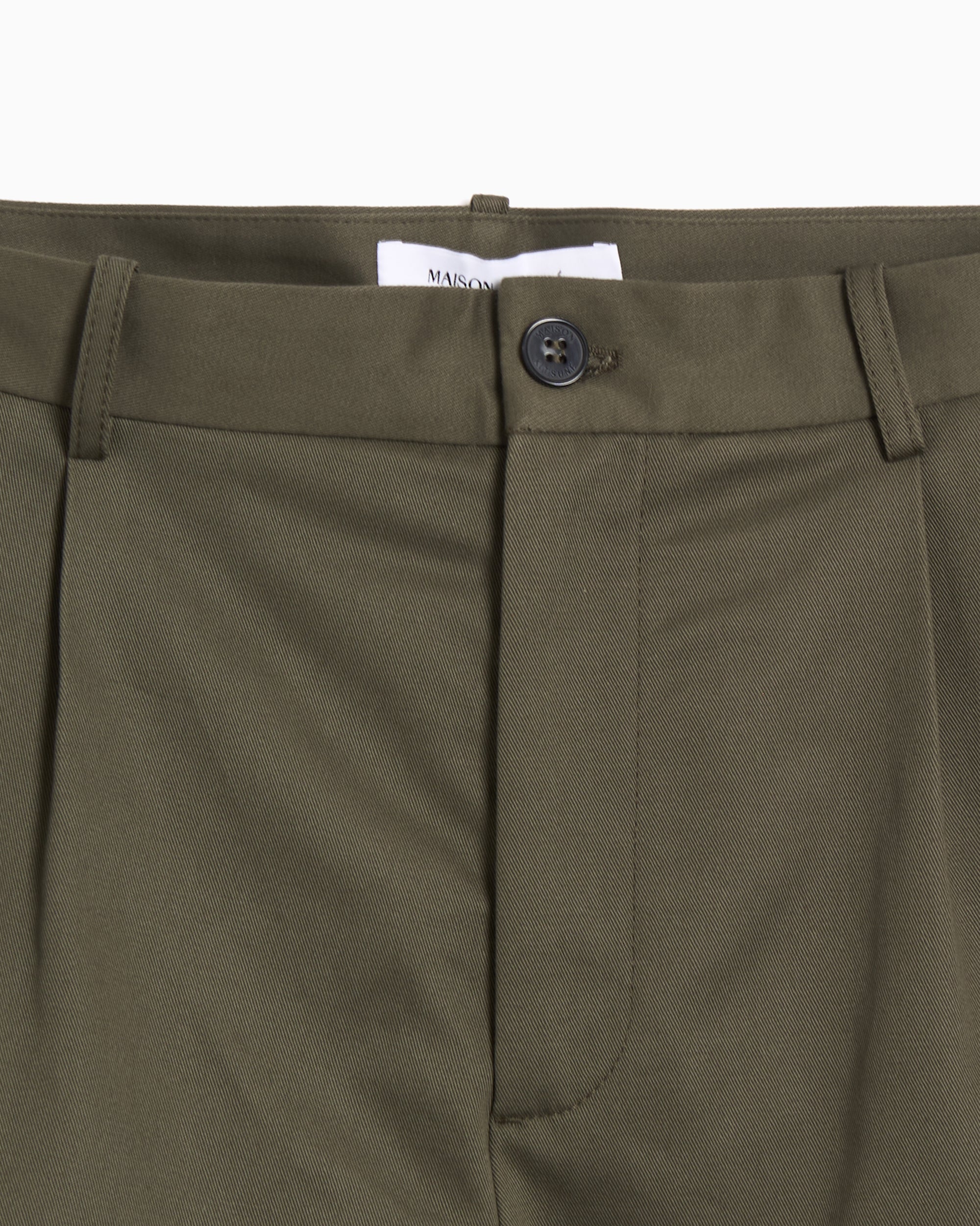 Maison Kitsuné Pleated Relaxed Men's Chino Pants