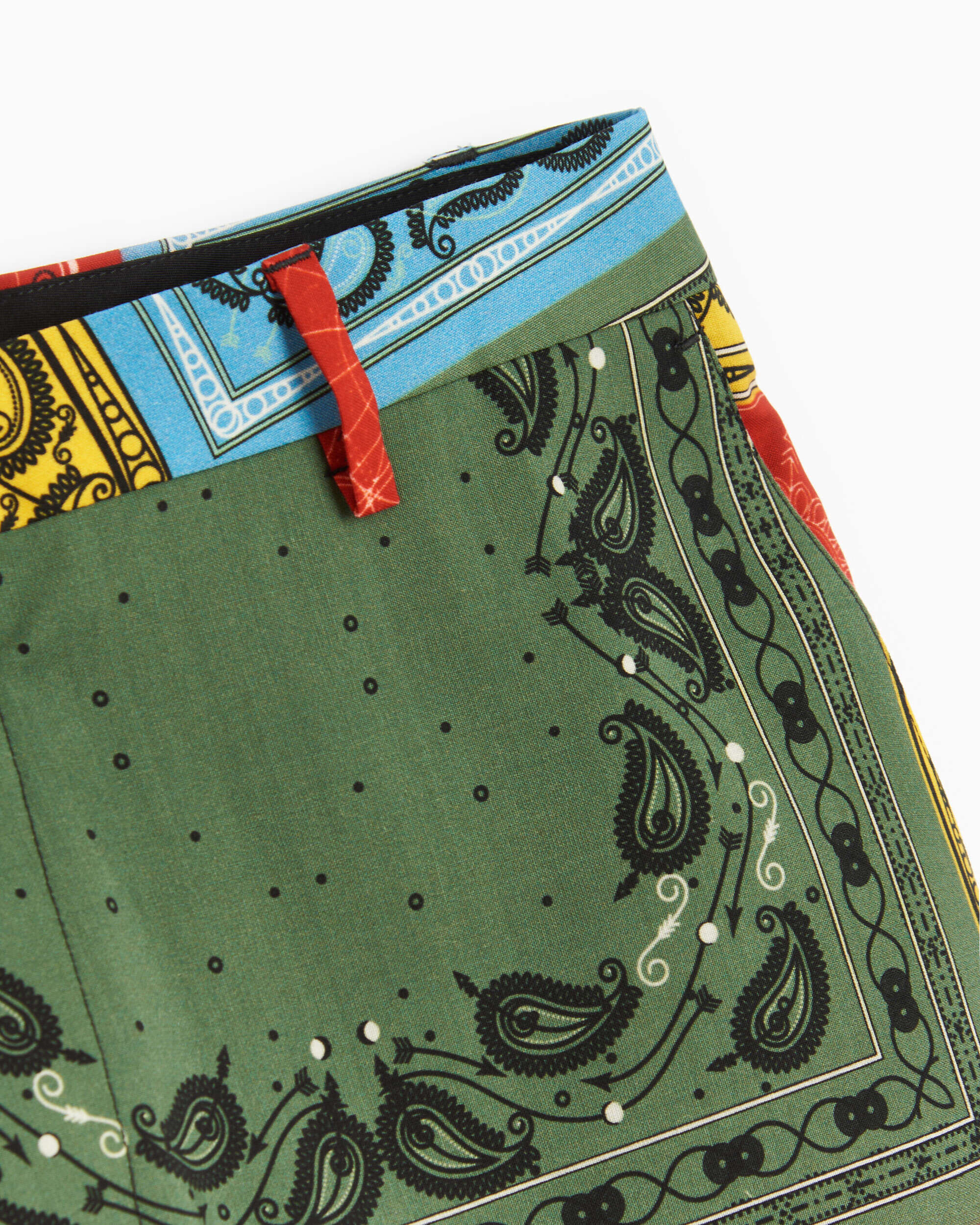 Marcelo Burlon Bandana Men's Allover Printed Straight Leg Pants Men's