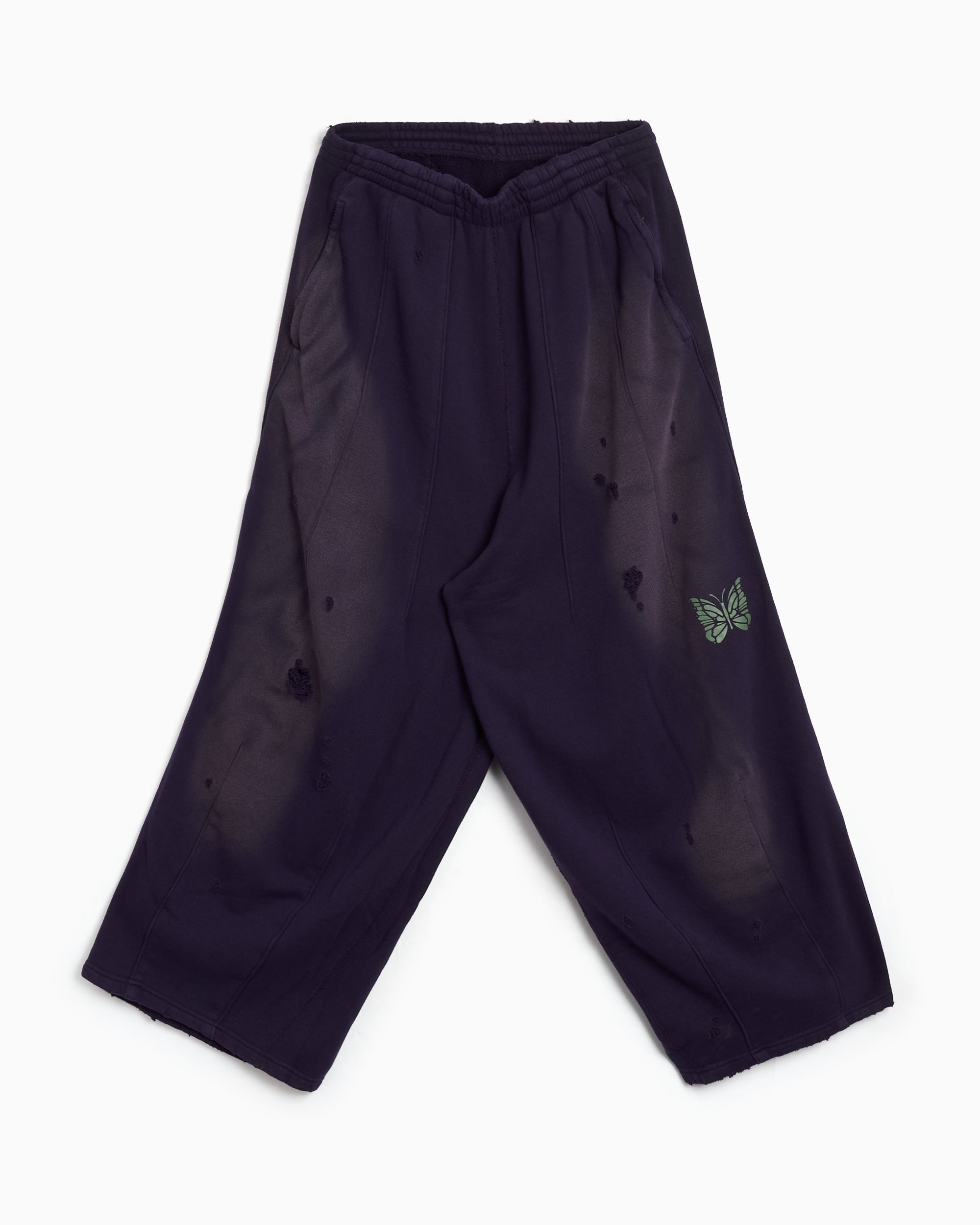 Pants Needles Deconstructed Relaxed Men's Track Pants - SX432-B-Purple