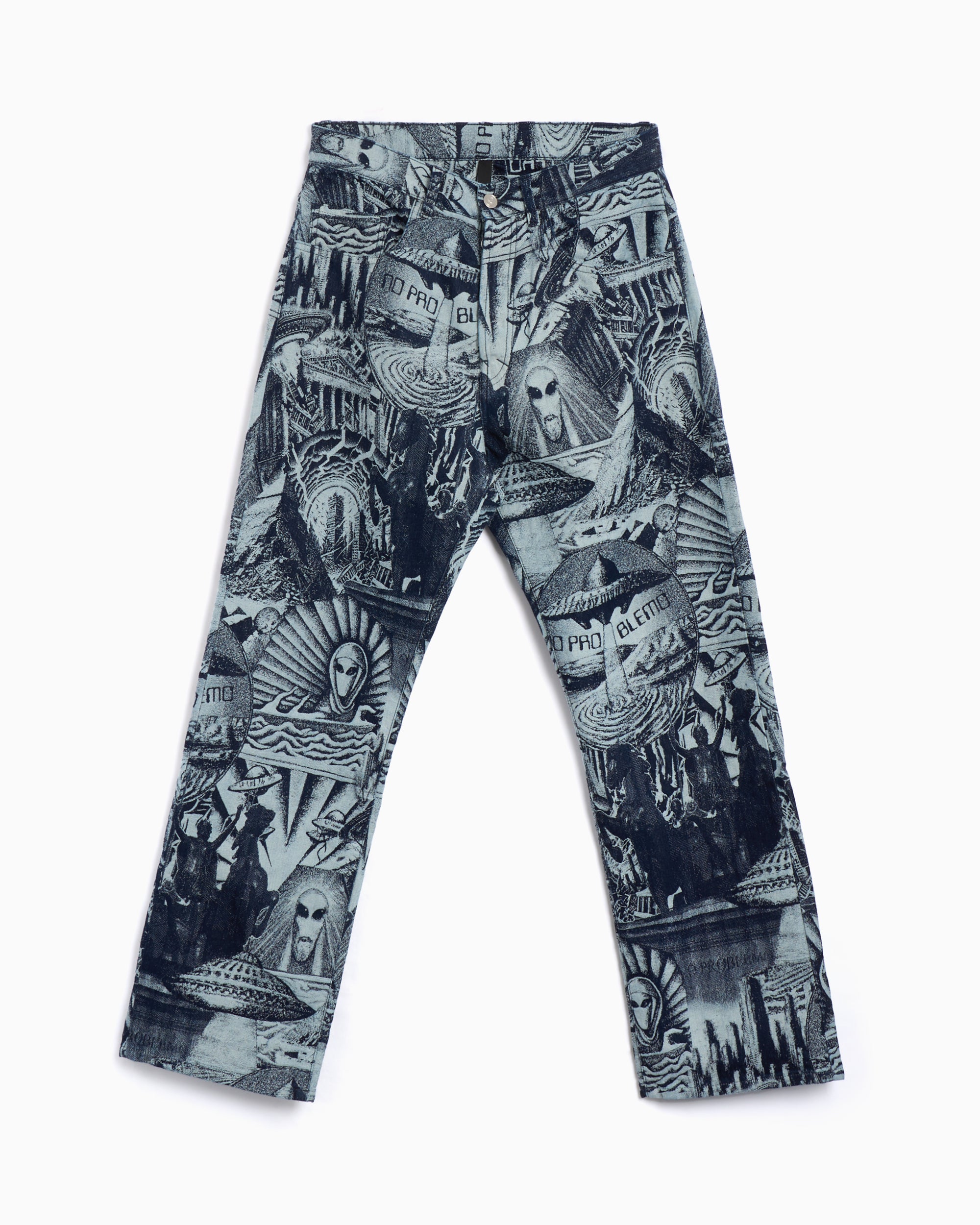 No Problemo Apocalypse Jacquard Men's Baggy Pants Relaxed Men's Baggy