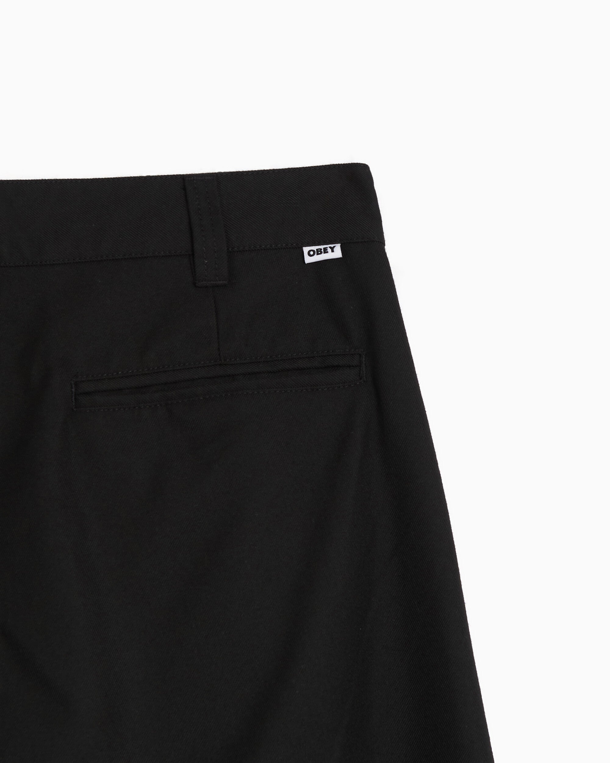 Pants OBEY Clothing Dean Straight Men's Chino Pants - 142020269-BLK