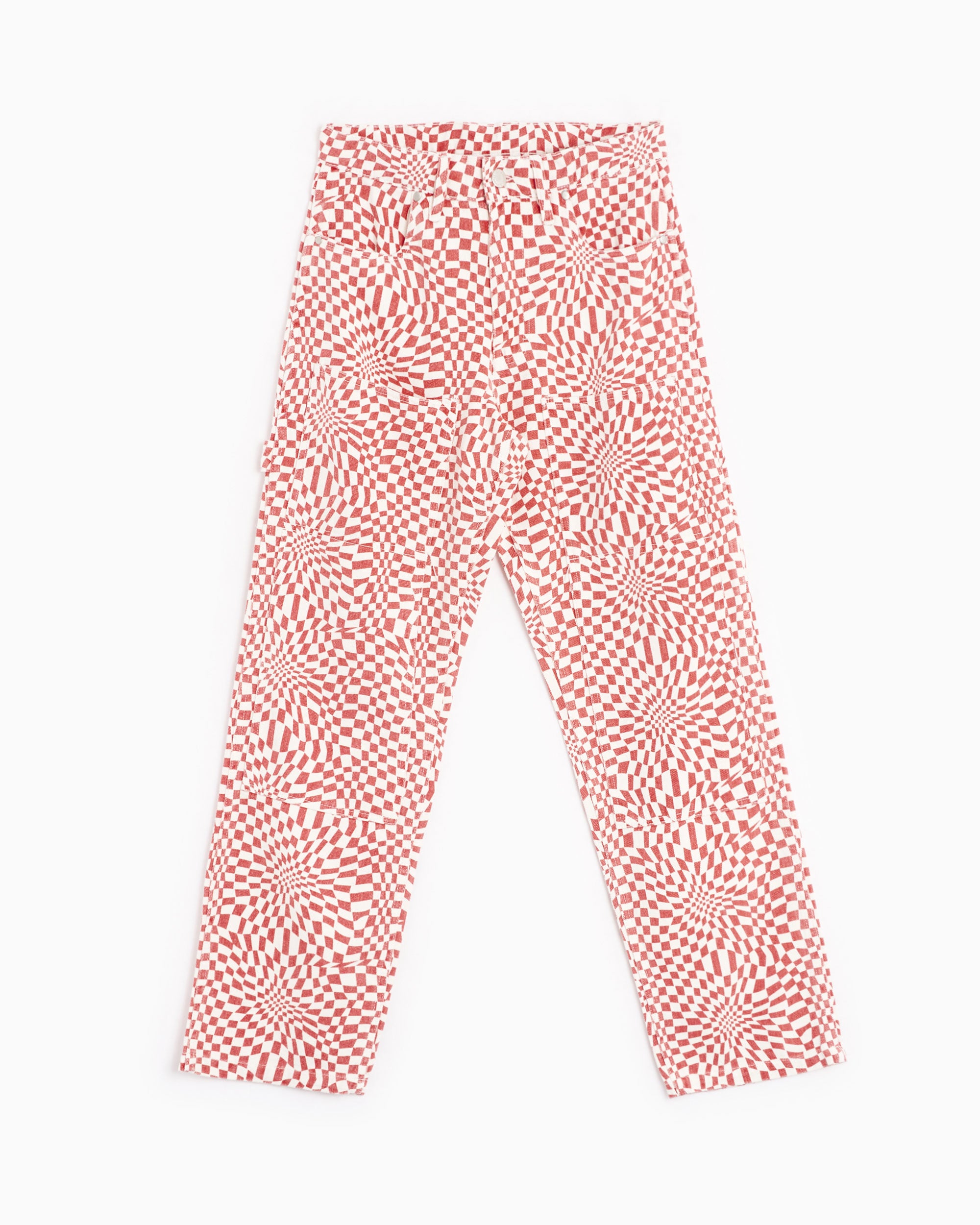 Pants Pleasures Washy Double Knee Men's Work Pants Men's Pants - P23F008-RED