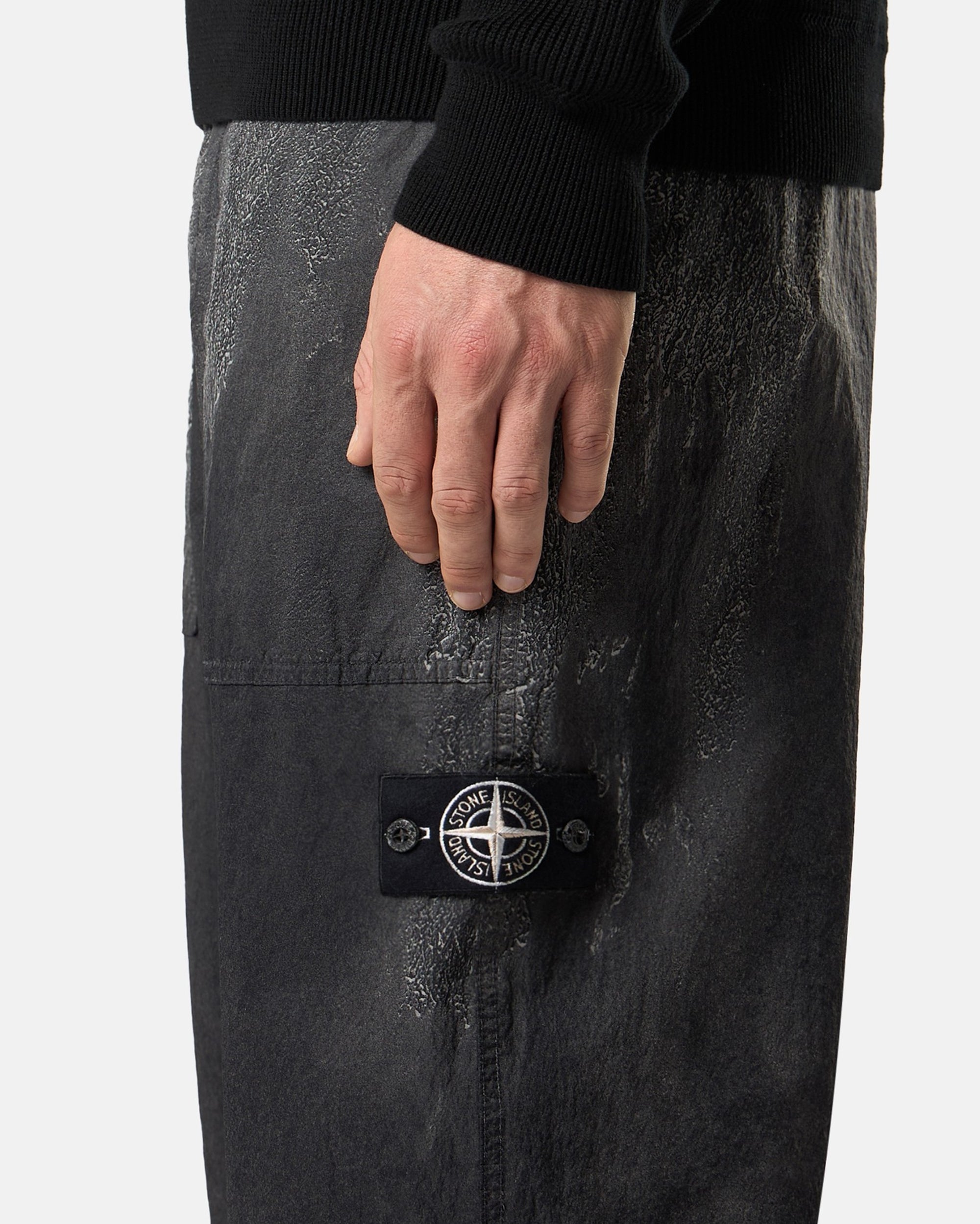 Stone Island Dense Nylon Relaxed Men's Chino Pants