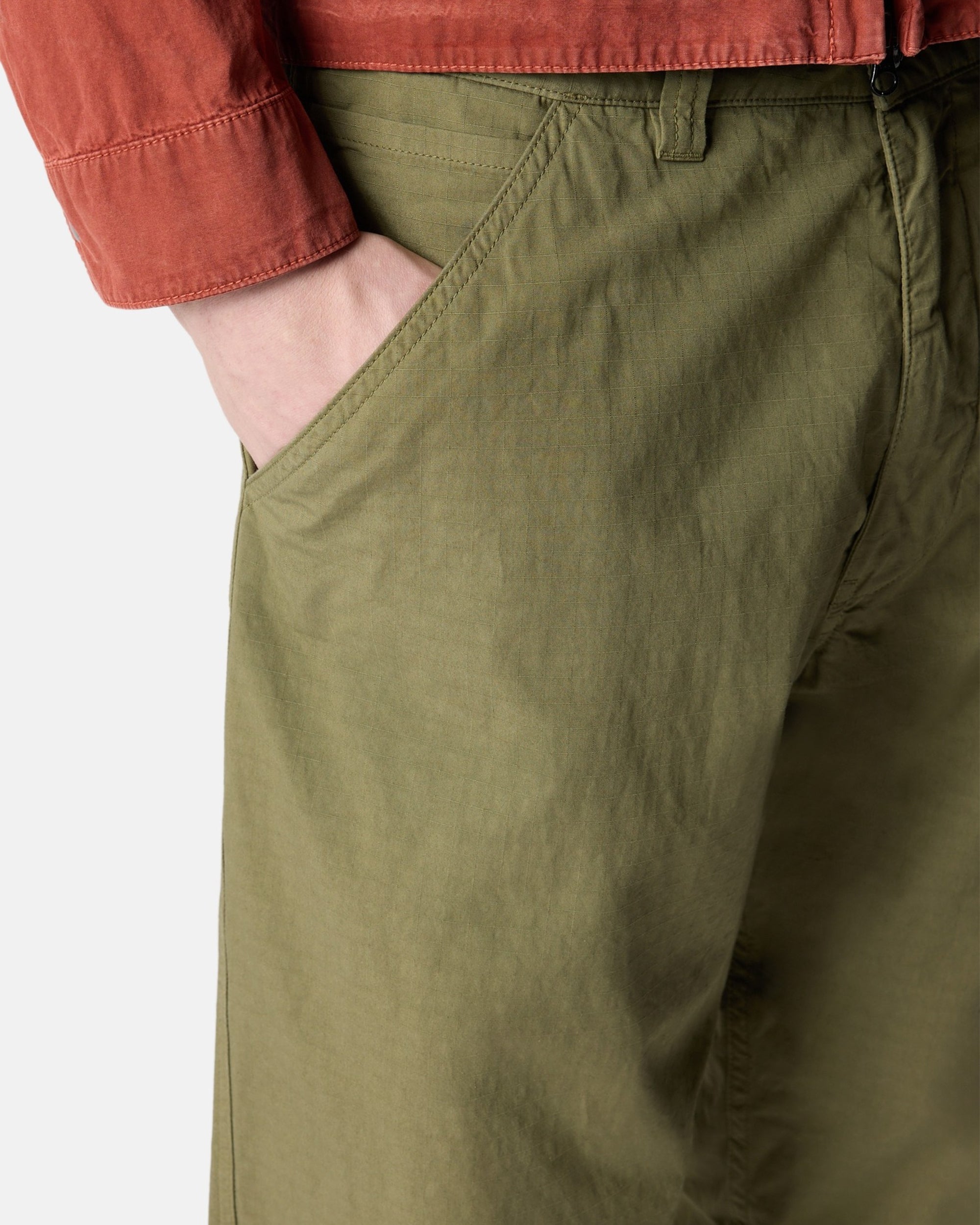Pantalones chinos Relaxed Stone Island Mercerised Cotton Ripstop para