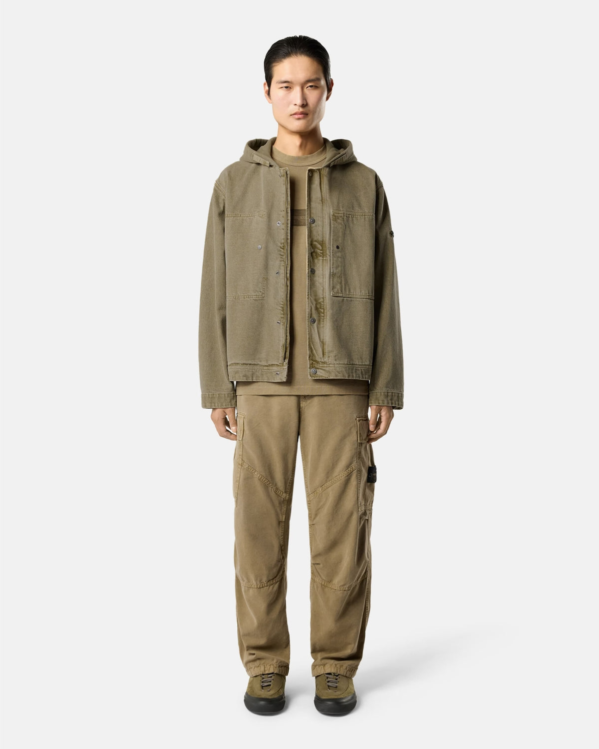 Pants Stone Island Panama Cotton Men's Cargo Pants - L2S153100038-V005G