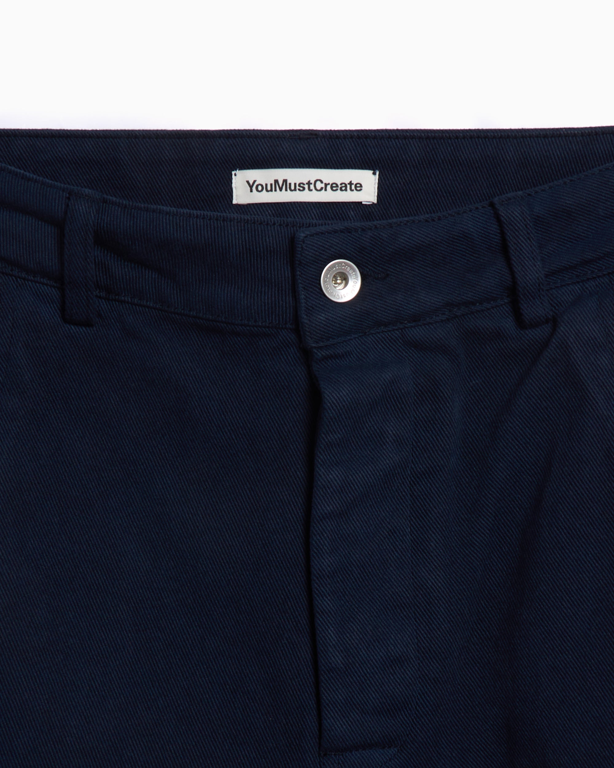 Pants YMC Twisted Seam Men's Pants Relaxed Men's Pants - P4YAQ-NAVY