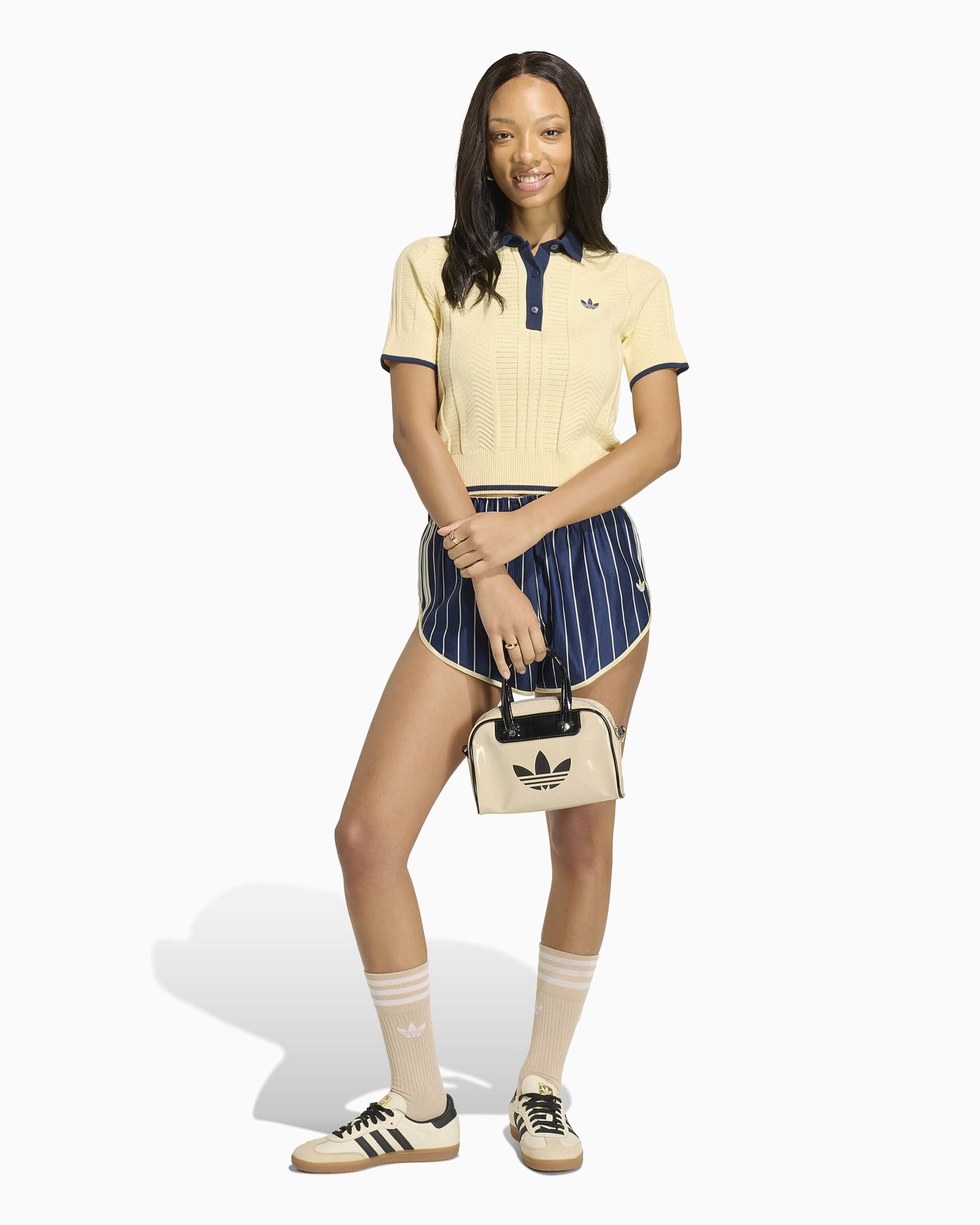 adidas Originals Cable Knit Cali Slim Women's Polo Shirt