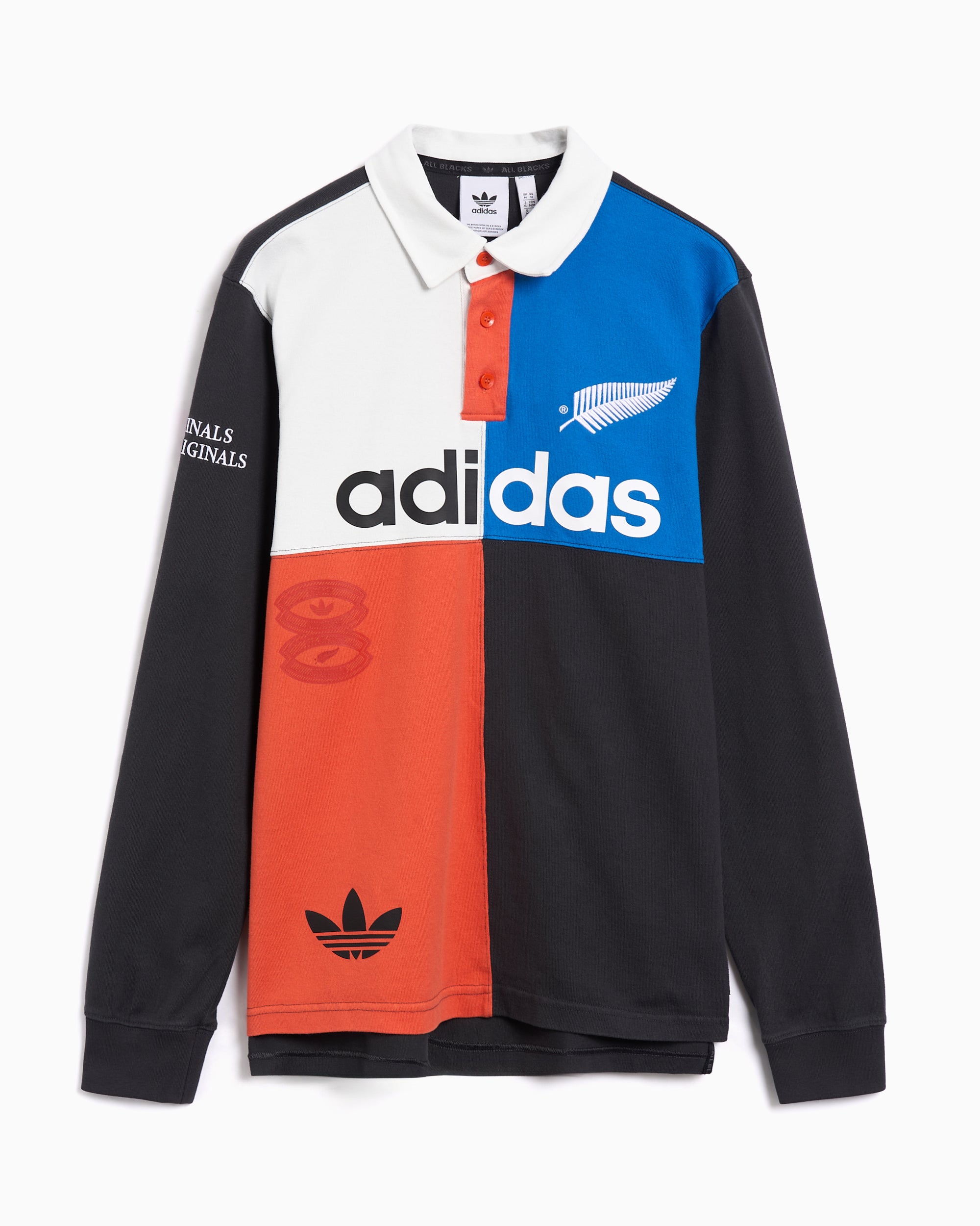 Polo shirts adidas Originals x All Blacks Heritage Logo Relaxed Men's Polo Shirt - KG4638
