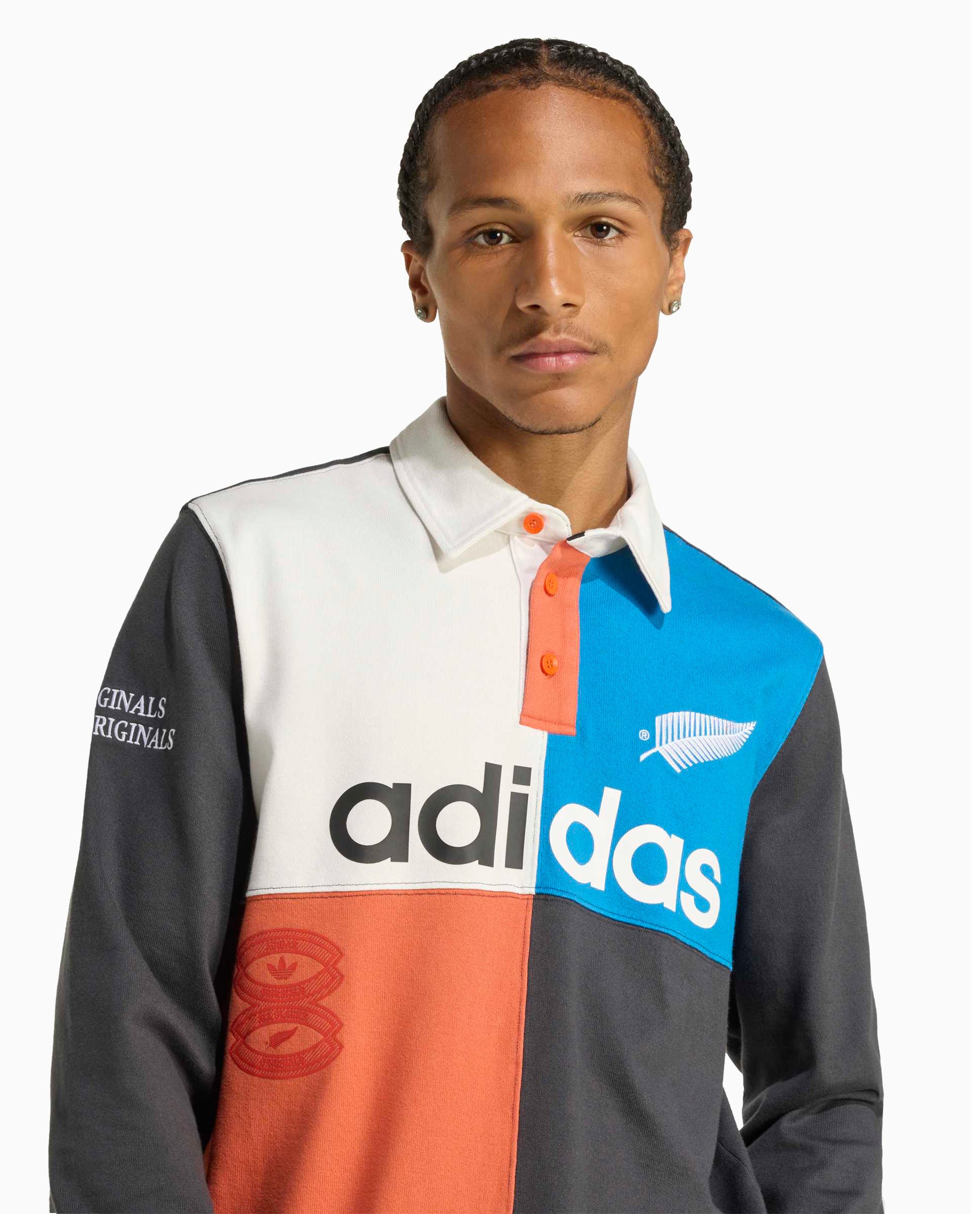 Polo shirts adidas Originals x All Blacks Heritage Logo Relaxed Men's Polo Shirt - KG4638