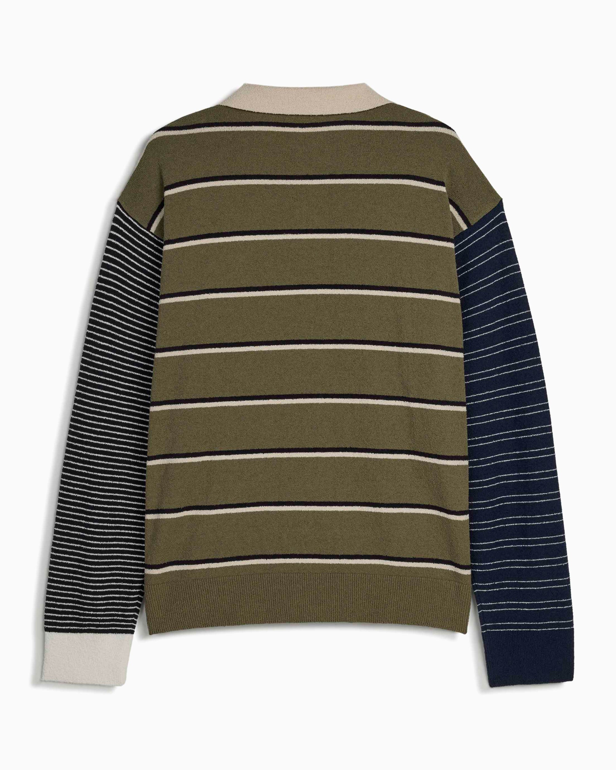 Polo shirts adidas Originals x Song For The Mute 007 Striped Relaxed Unisex Polo Shirt - KS1343