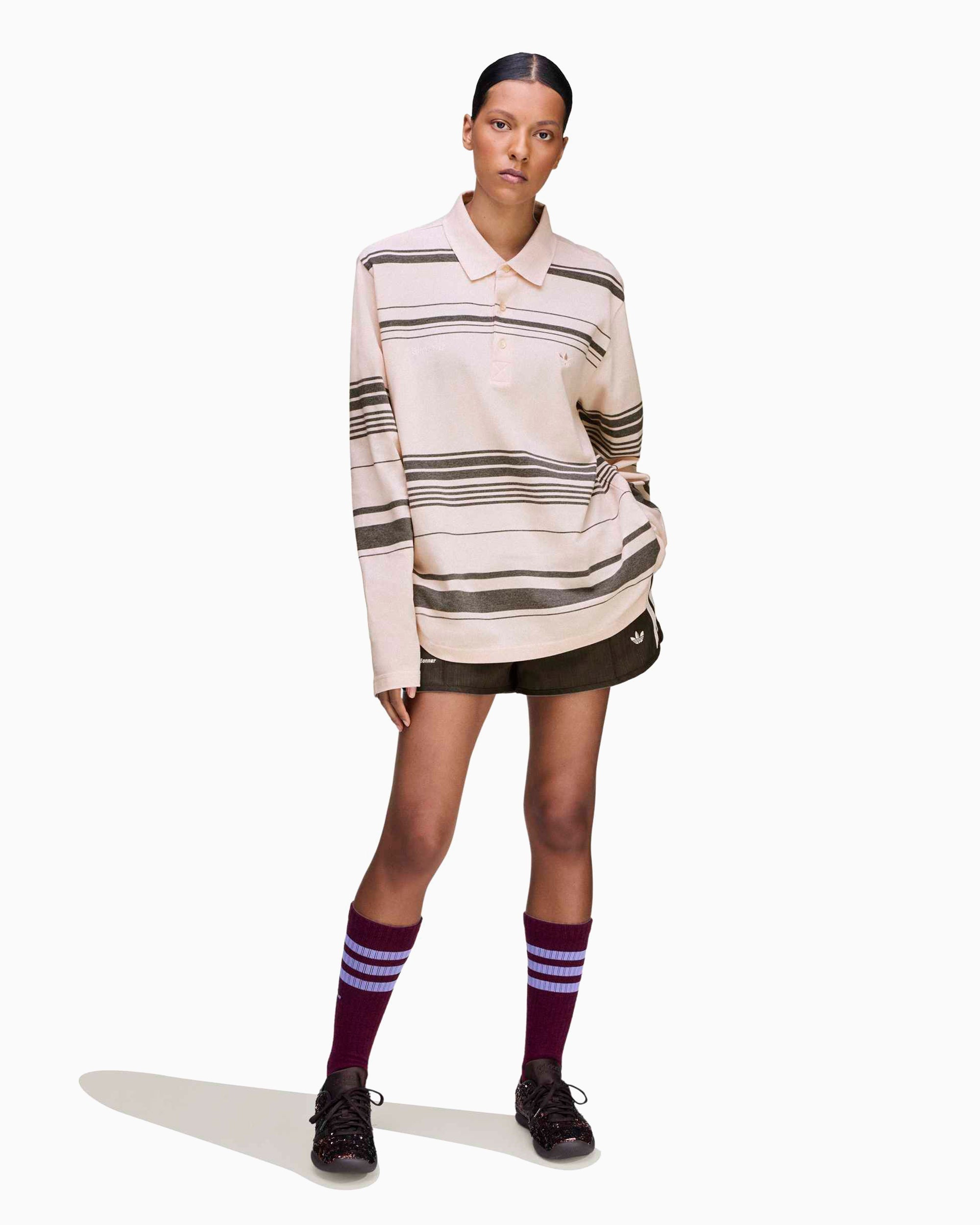 Polo shirts adidas Originals x Wales Bonner Striped Men's Polo Shirt - KB2298