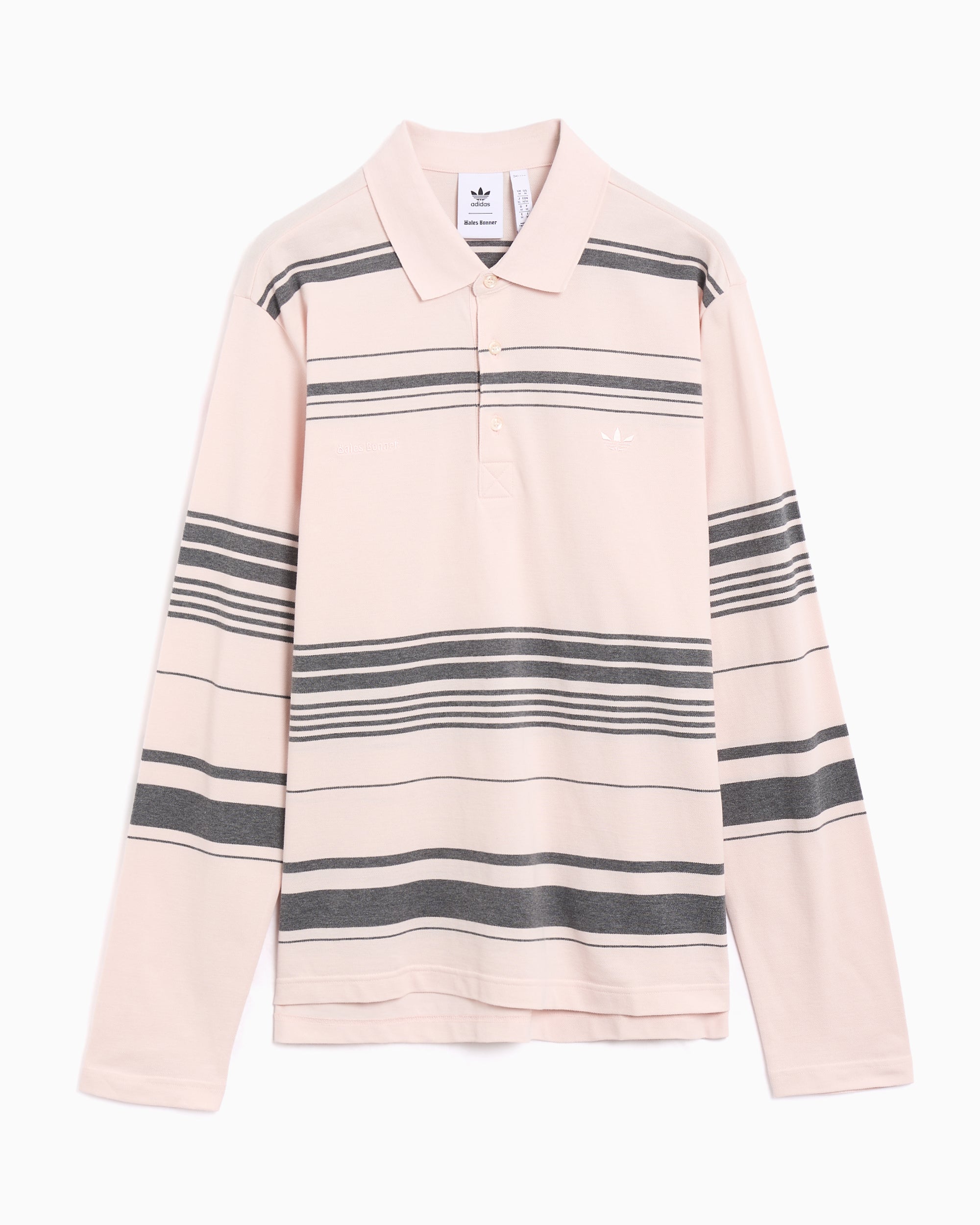 wales bonner ラガーシャツ adidas Originals x Wales Bonner Striped Men's Polo Shirt