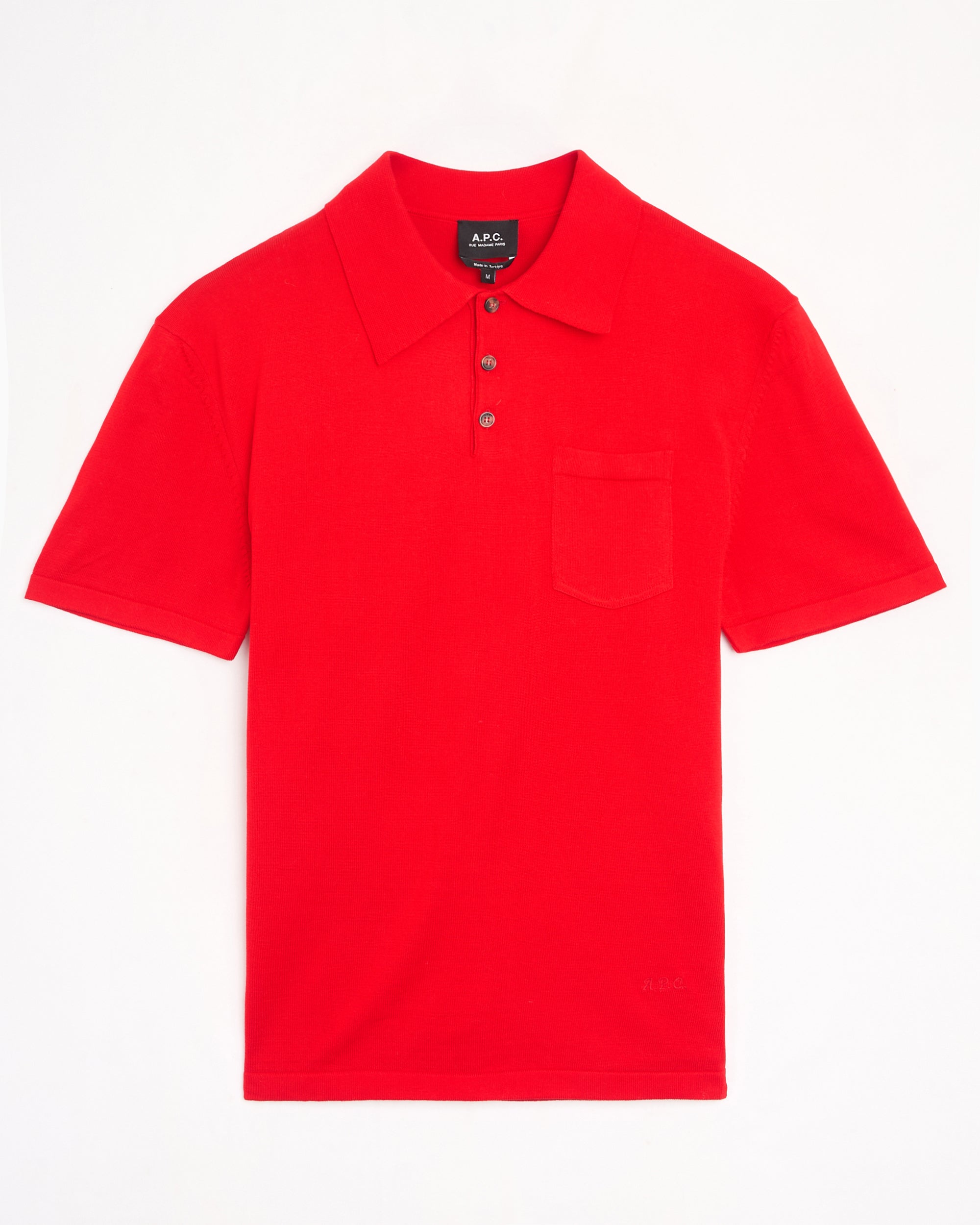 トップス 98AW A.P.C. ARCHIVE POLO SHIRTS A.P.C. Standard Polo Shirt in Black | SVD USA