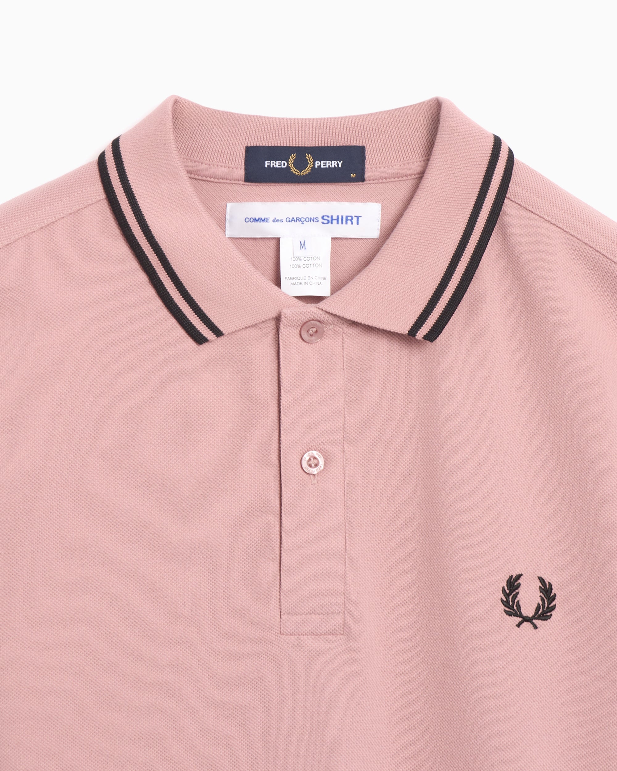 Comme Des Garçons Shirt x Fred Perry Freedom Is Energy Men's Polo Shir