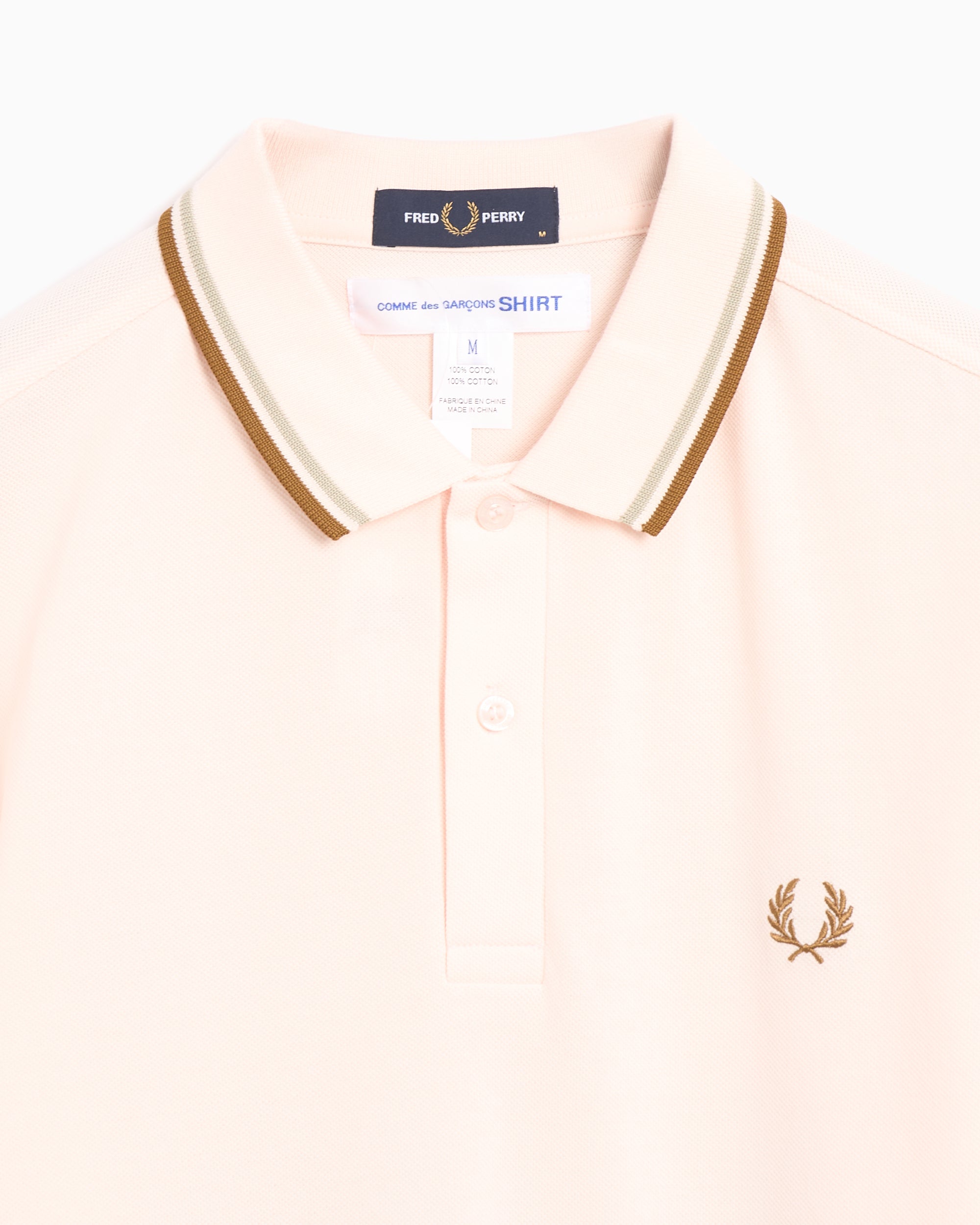 Comme Des Garçons Shirt x Fred Perry Freedom Is Energy Men's Polo Shir