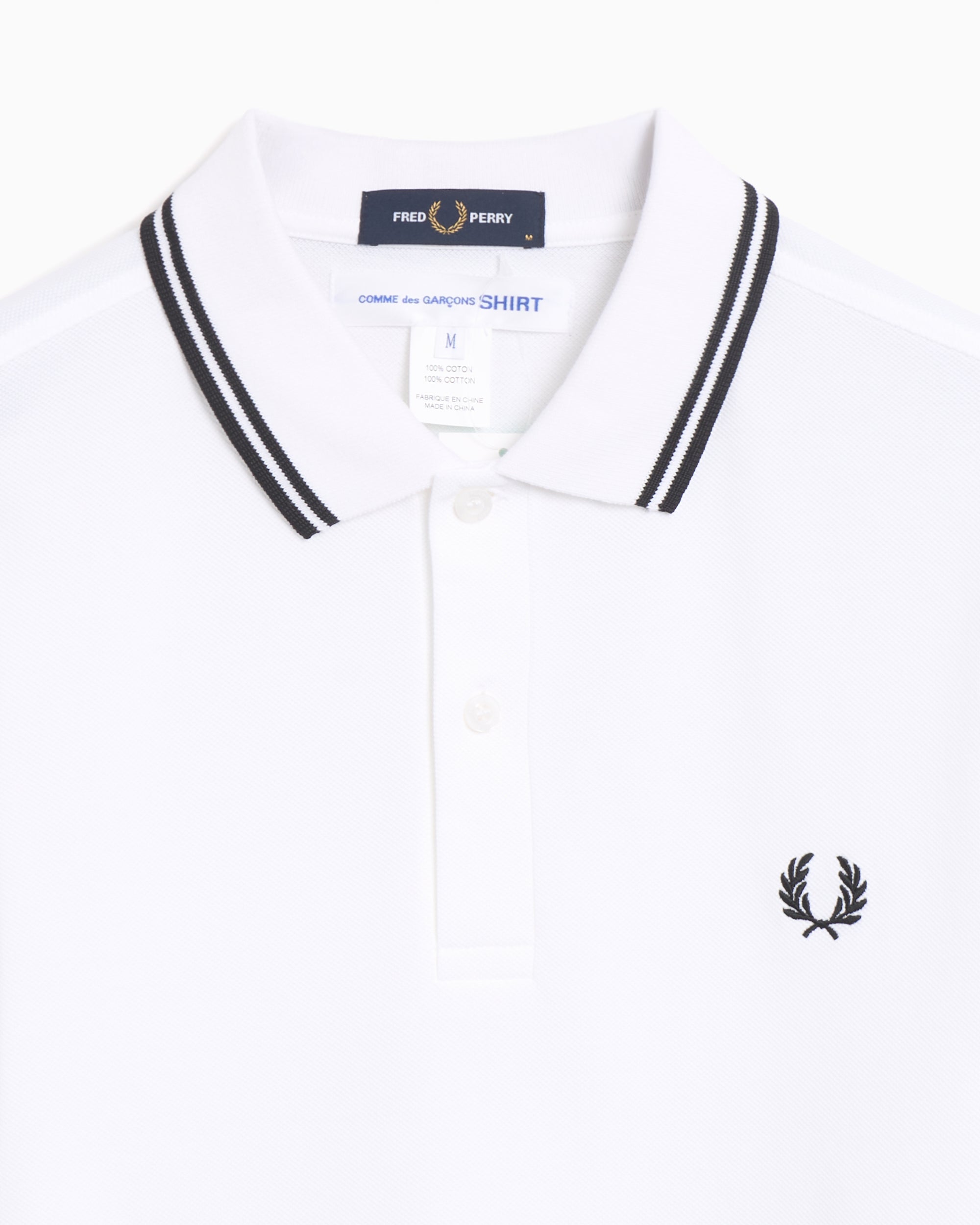 Comme Des Garçons Shirt x Fred Perry Strong Will Men's Polo Shirt