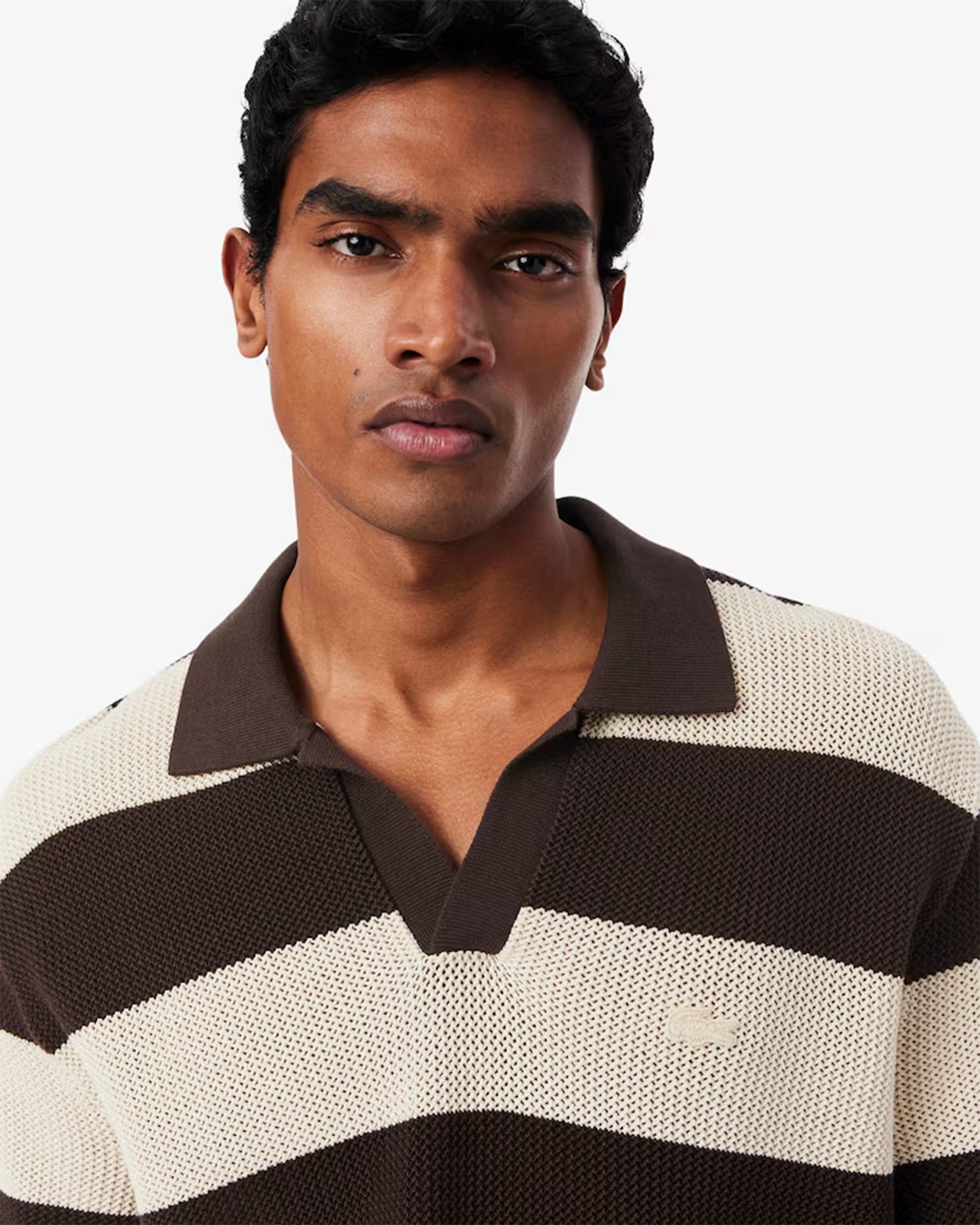 Lacoste Striped Relaxed Men's Polo Shirt