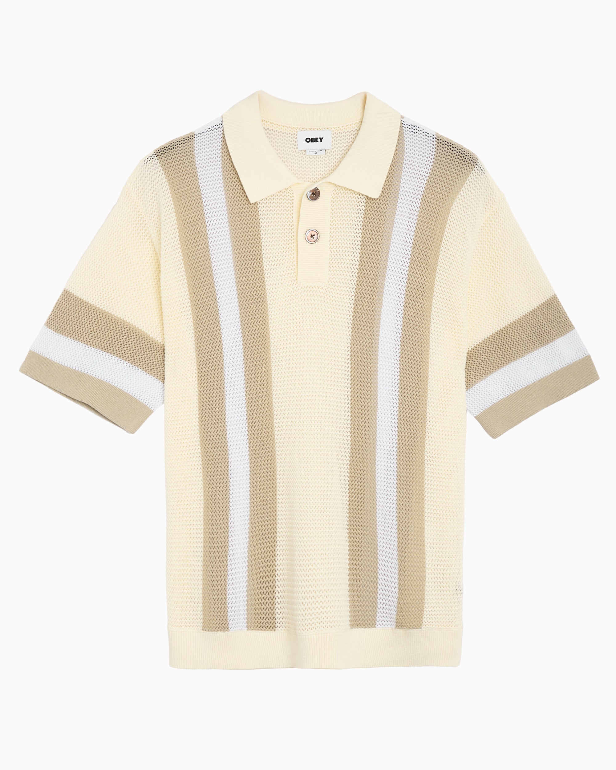 OBEY Clothing Seth Striped Men's Polo Shirt