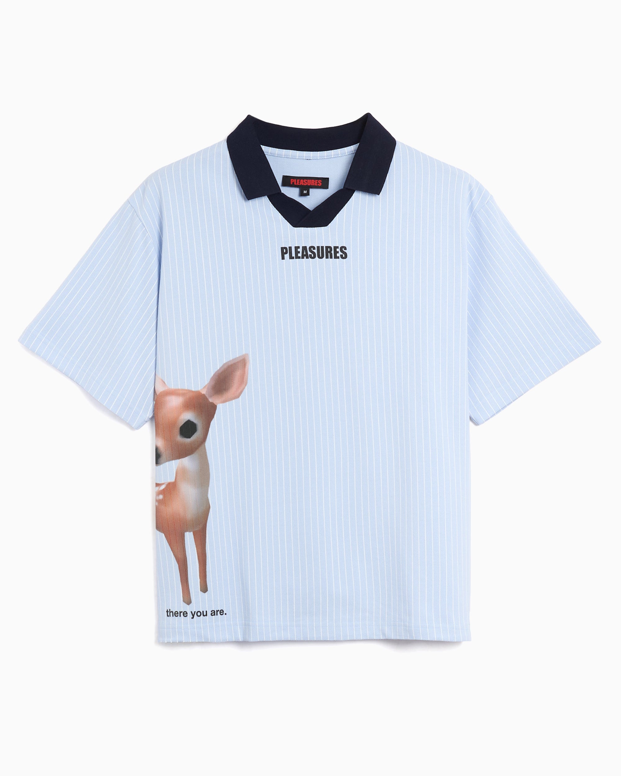 Polo shirts Pleasures Pet Graphic Relaxed Men's Polo Shirt - P26SP033-BLUE