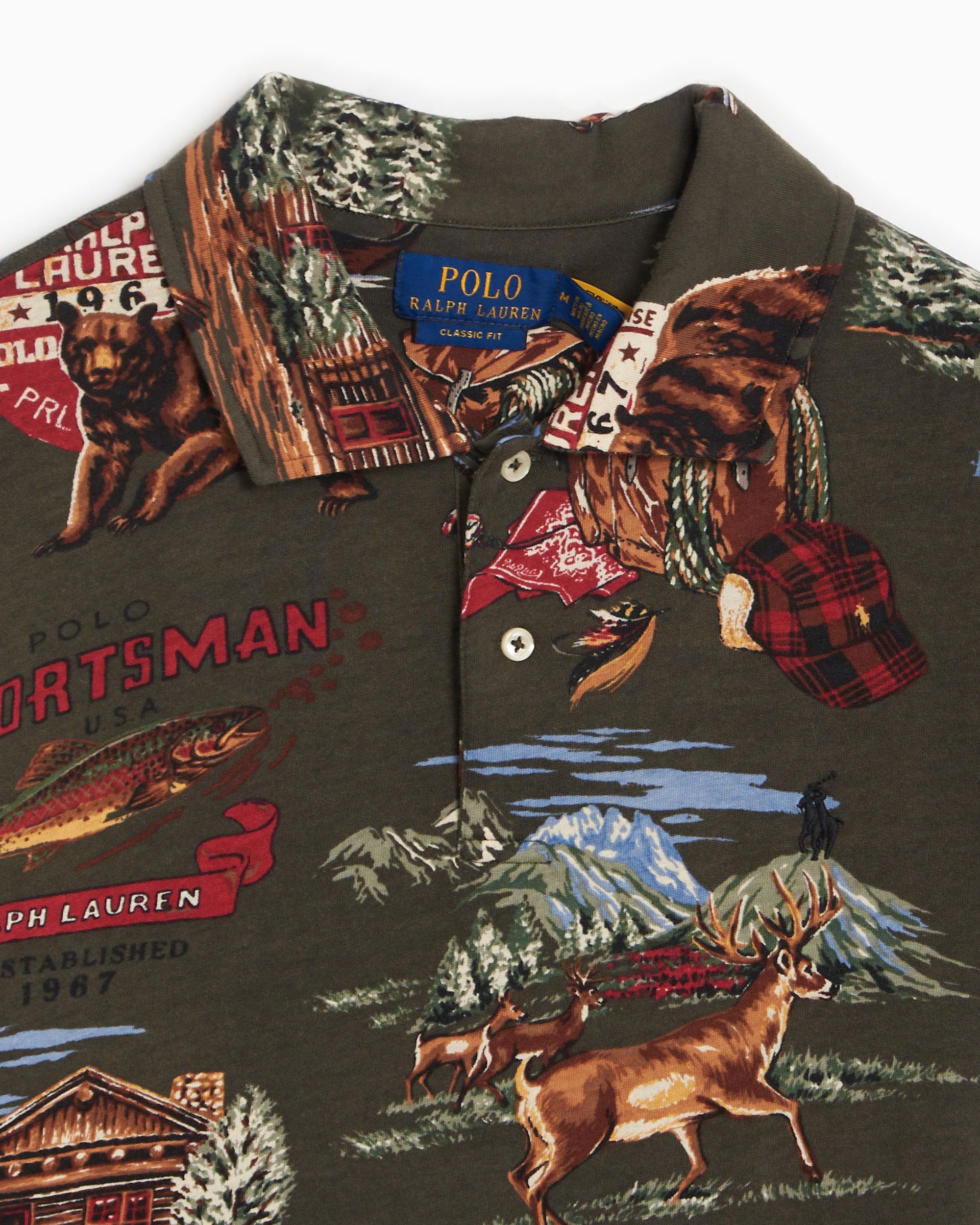Polo Ralph Lauren Gorham Sportsman Graphic Men's Polo Shirt