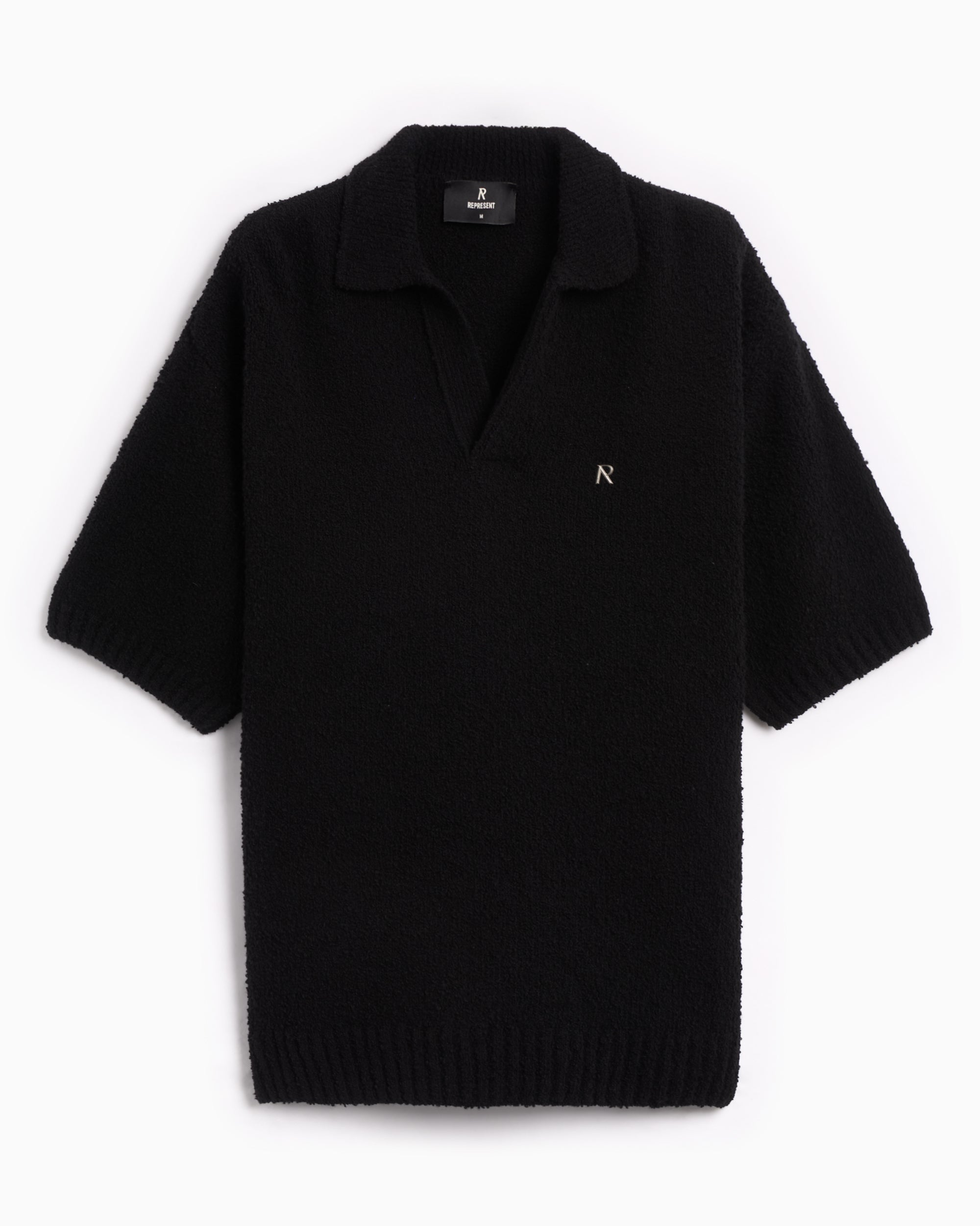 Polo shirts REPRESENT CLO REPRESENT Boucle Men's Textured Knit Polo Men's Polo Shirt - MLM305-01
