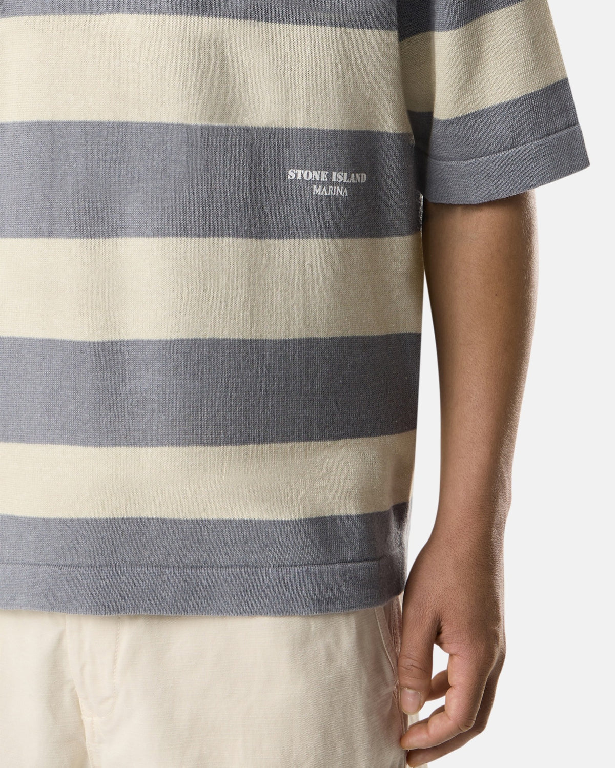Stone Island Marina Striped Oversize Men