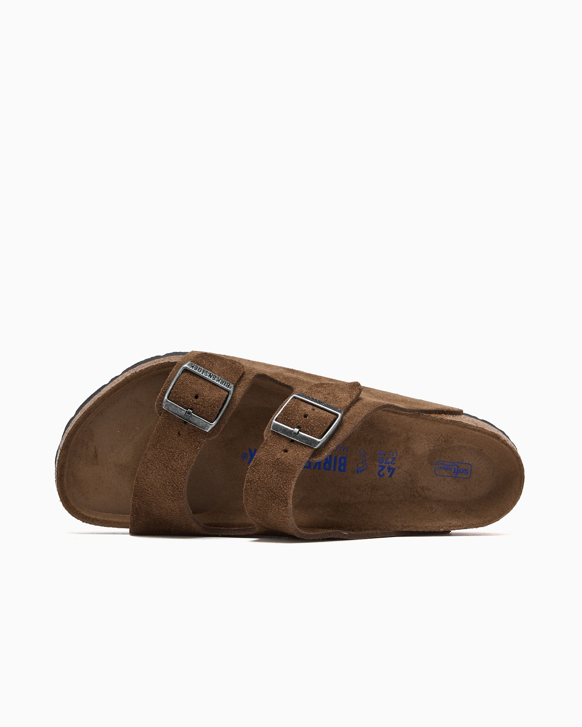 Sandals BIRKENSTOCK Arizona Soft Footbed Suede Leather Regular - 1030863