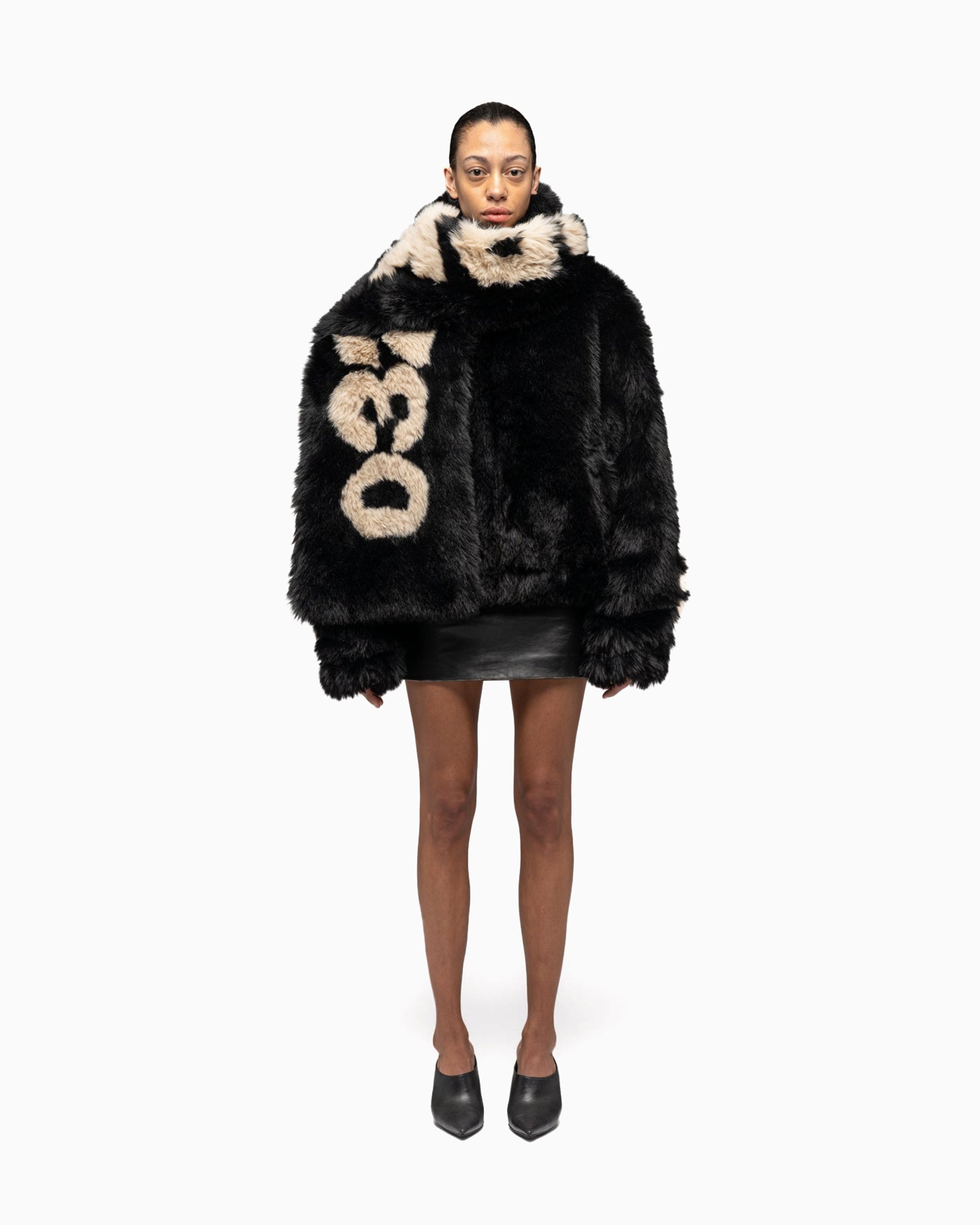 032c Anti-Gauguin Unisex Faux Fur Scarf Unisex Scarves Gloves