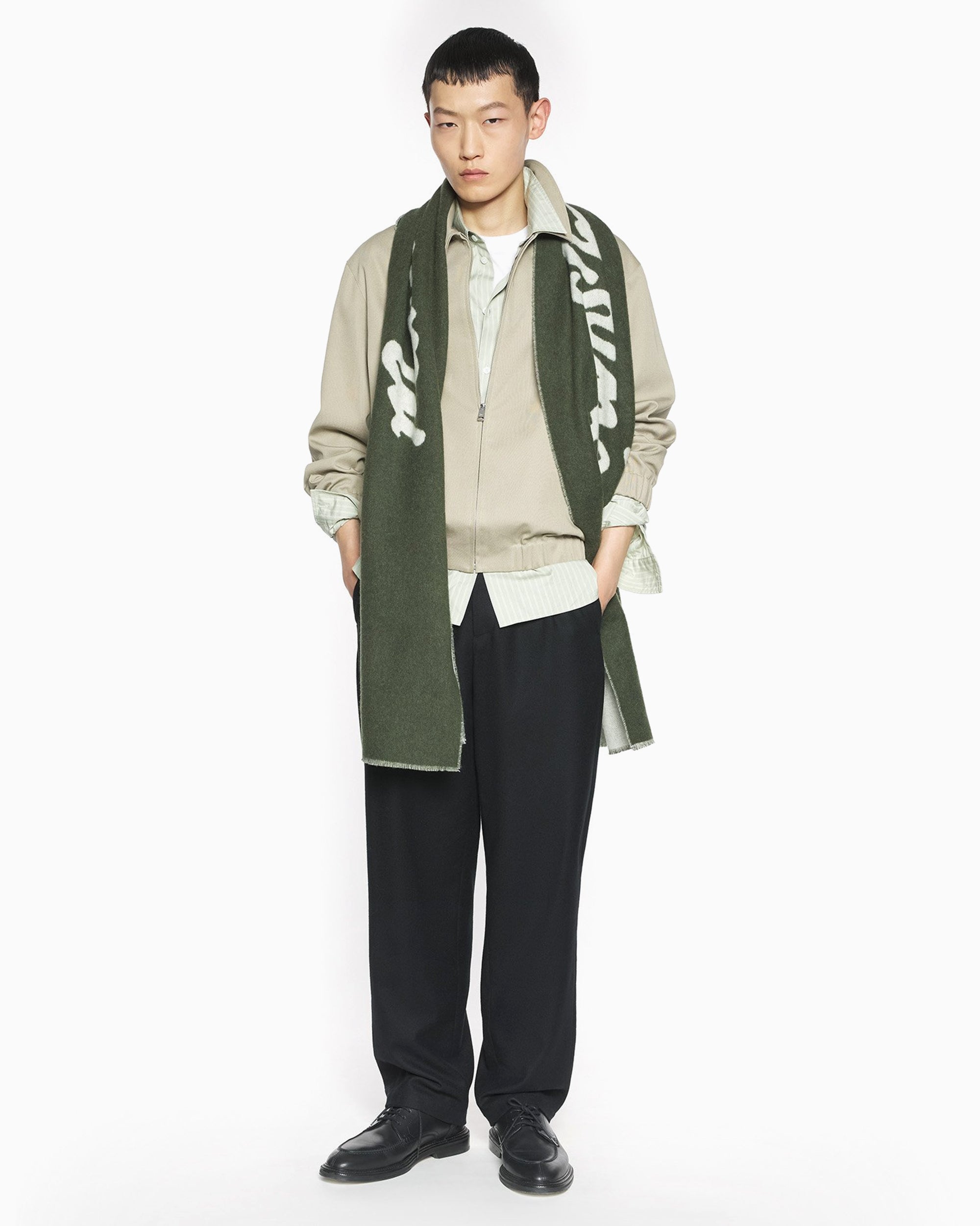 Maison Kitsuné Handwriting Unisex Scarf