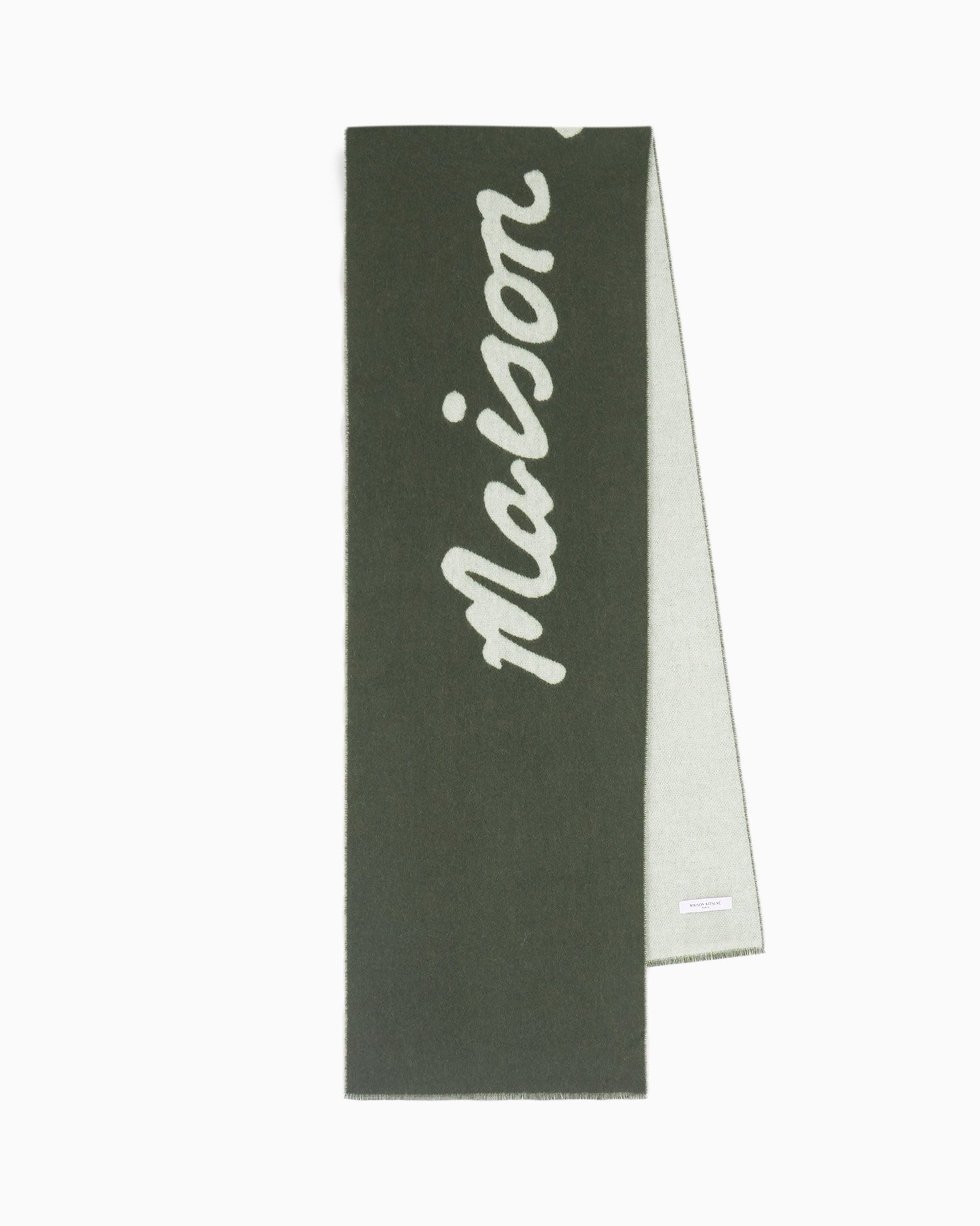 MAISON KITSUNE(メゾンキツネ) HANDWRITING SCARF Maison Kitsuné Handwriting Unisex Scarf
