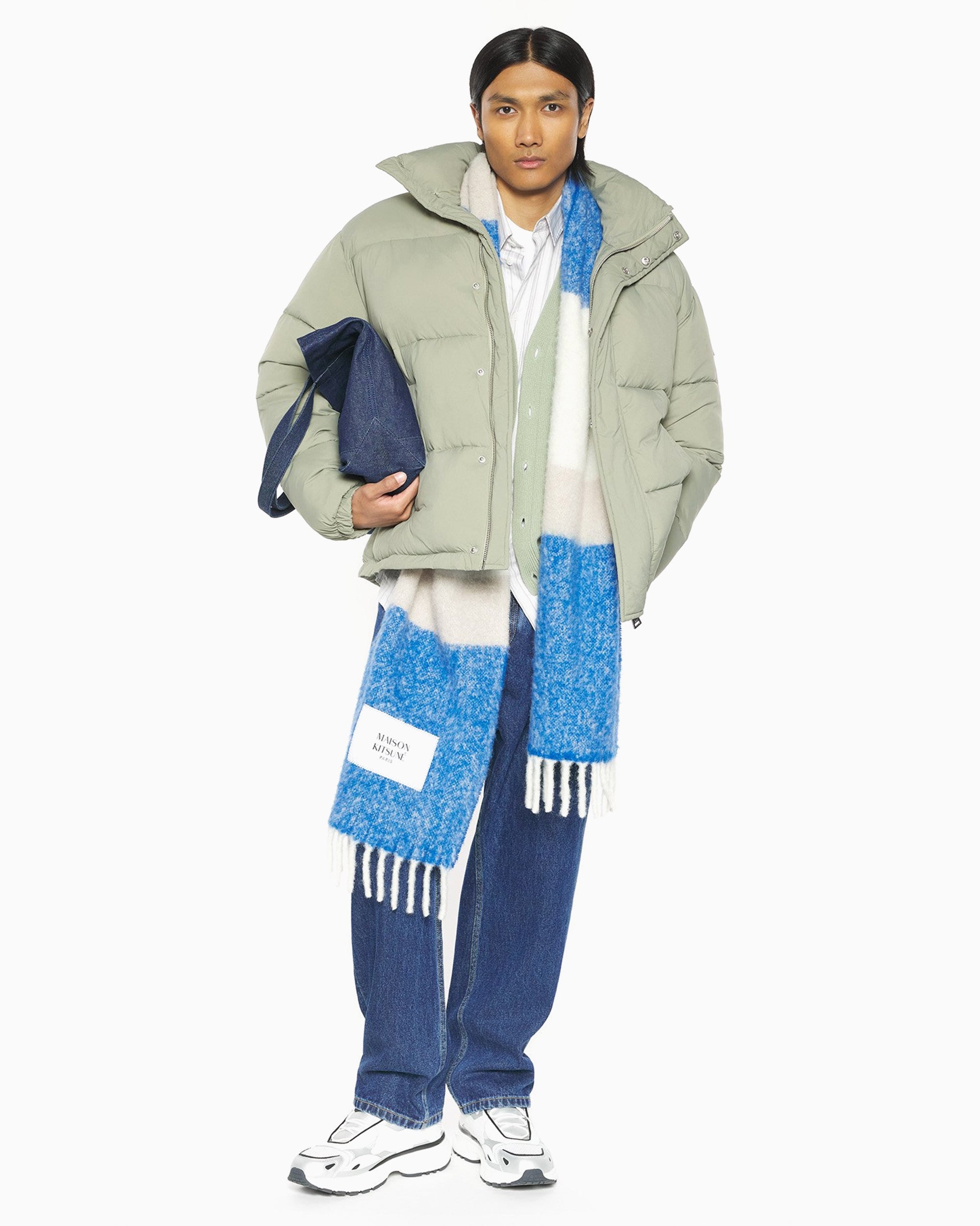 Foulard à rayures Maison Kitsuné Unisex